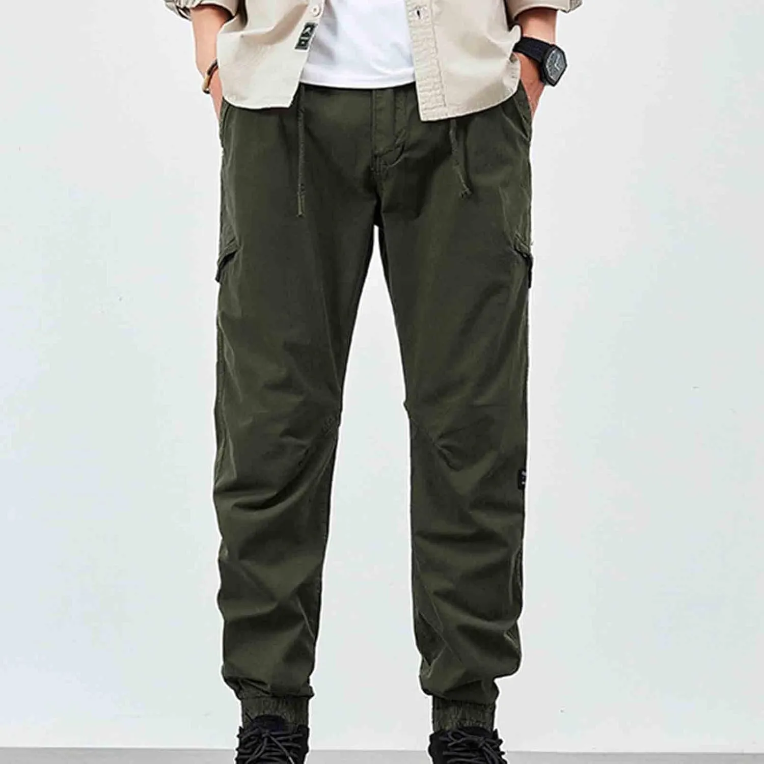 Hiking Pants Mens Water Resistant Tactical Pants Lightweight Military Pant Outdoor Work Cargo Pants Multi Pocket