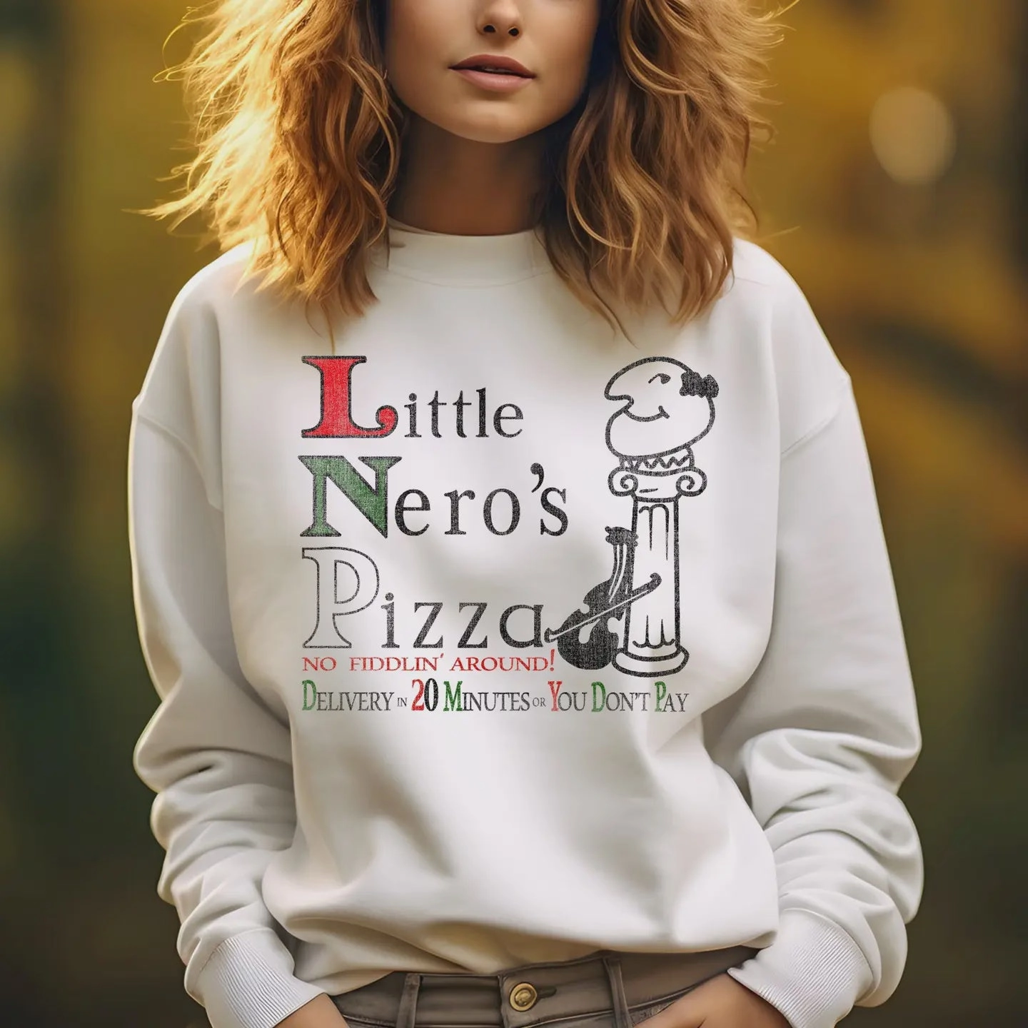 MicrofiberBlend Home Alone Sweatshirt