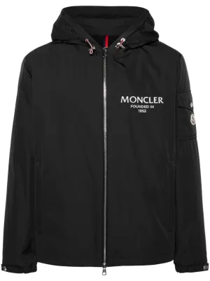 hooded down-feather puffer jacket