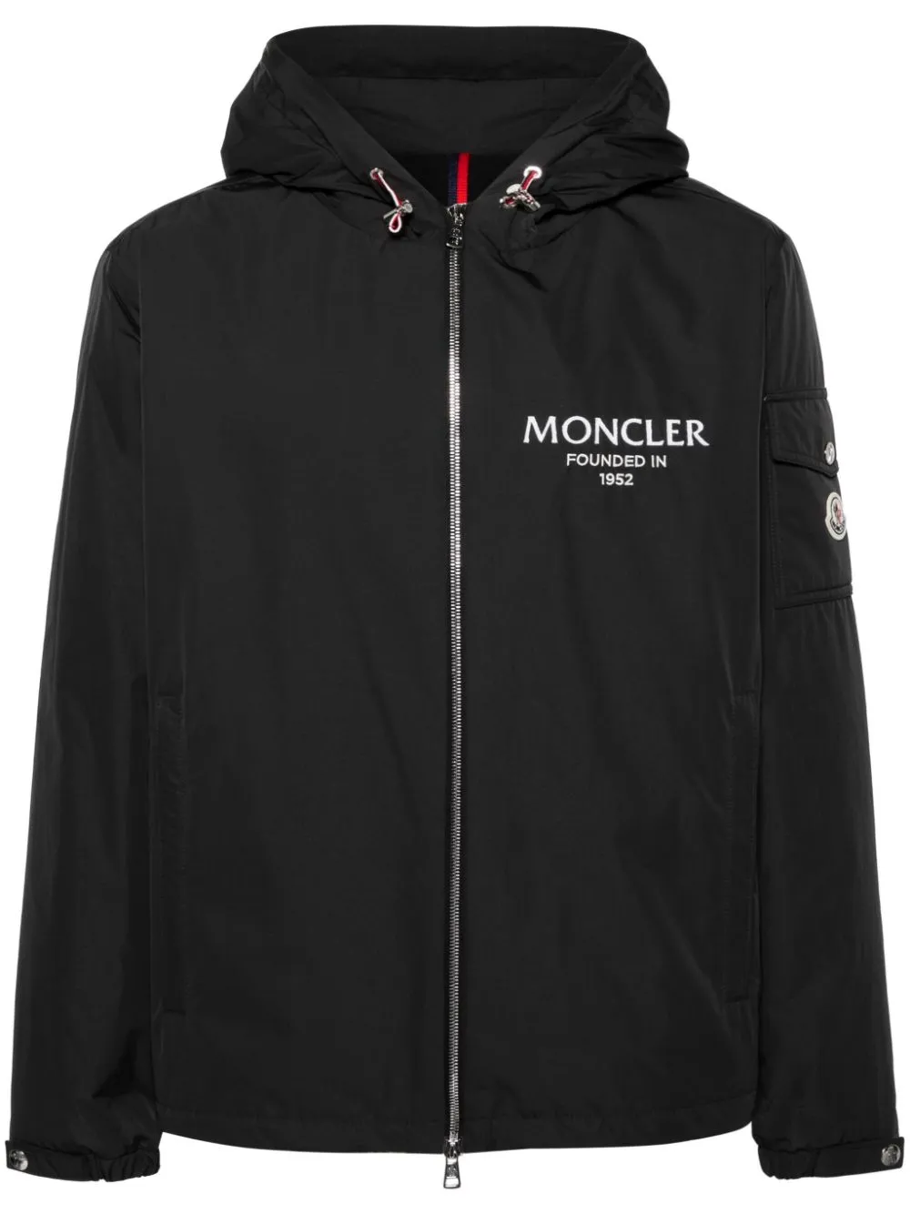 hooded down-feather puffer jacket