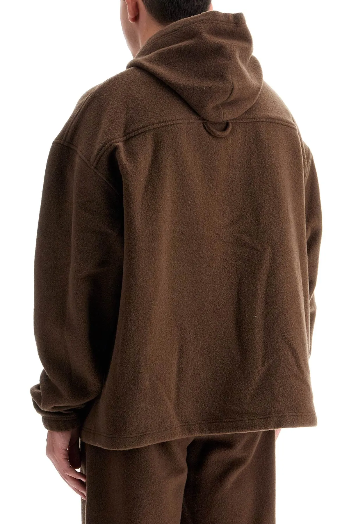 hooded fleece sweatshirt NFL3 X02 CASTORO FLEECE