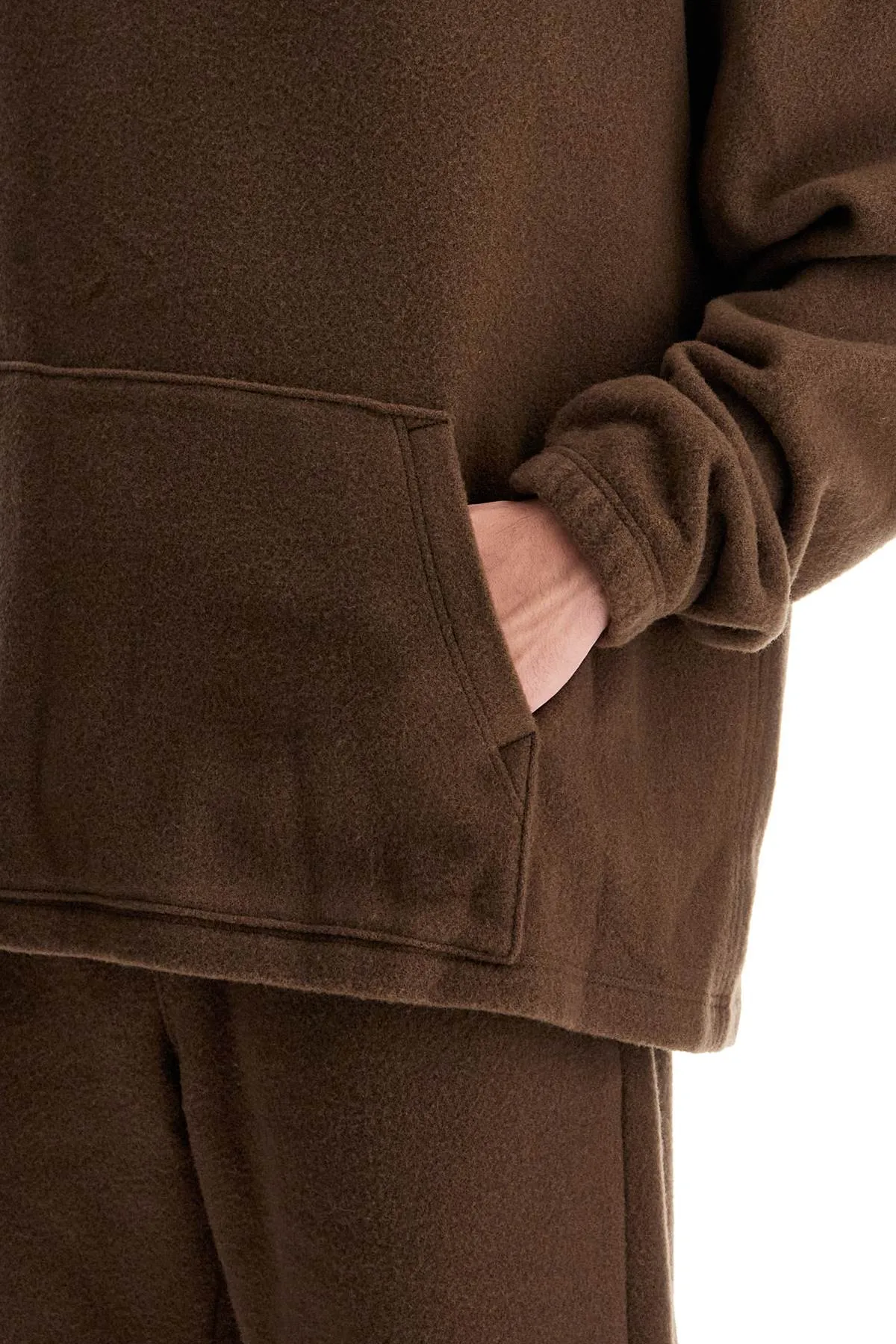 hooded fleece sweatshirt NFL3 X02 CASTORO FLEECE