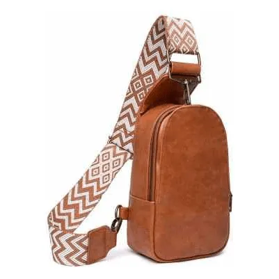 Hot vegan leather fanny packs with guitar strap