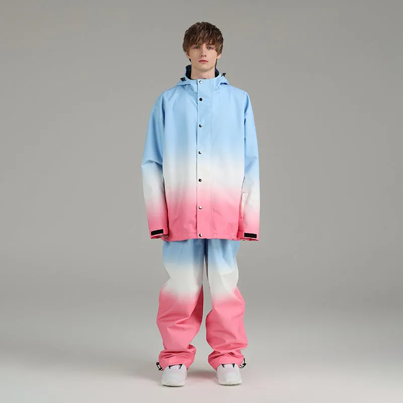 Hotian Men Ski Set Cargo Jacket & Jogger Pants