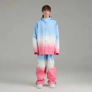 Hotian Men Ski Set Cargo Jacket & Jogger Pants