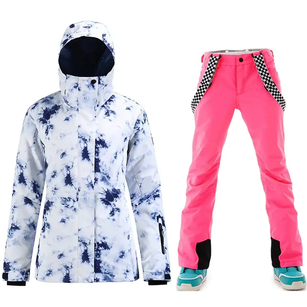 HOTIAN Women's Ski Jacket and Pants Set