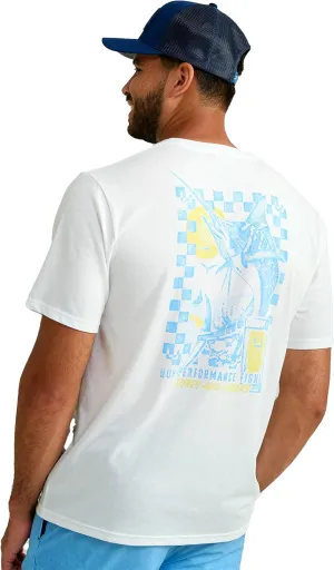 HUK Mens Fishing Graphic Tee, Performance Short Sleeve, Quick-Dry