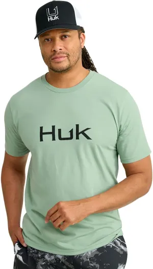 HUK Men's Performance Fishing Logo Tee, Short Sleeve, Quick-Dry