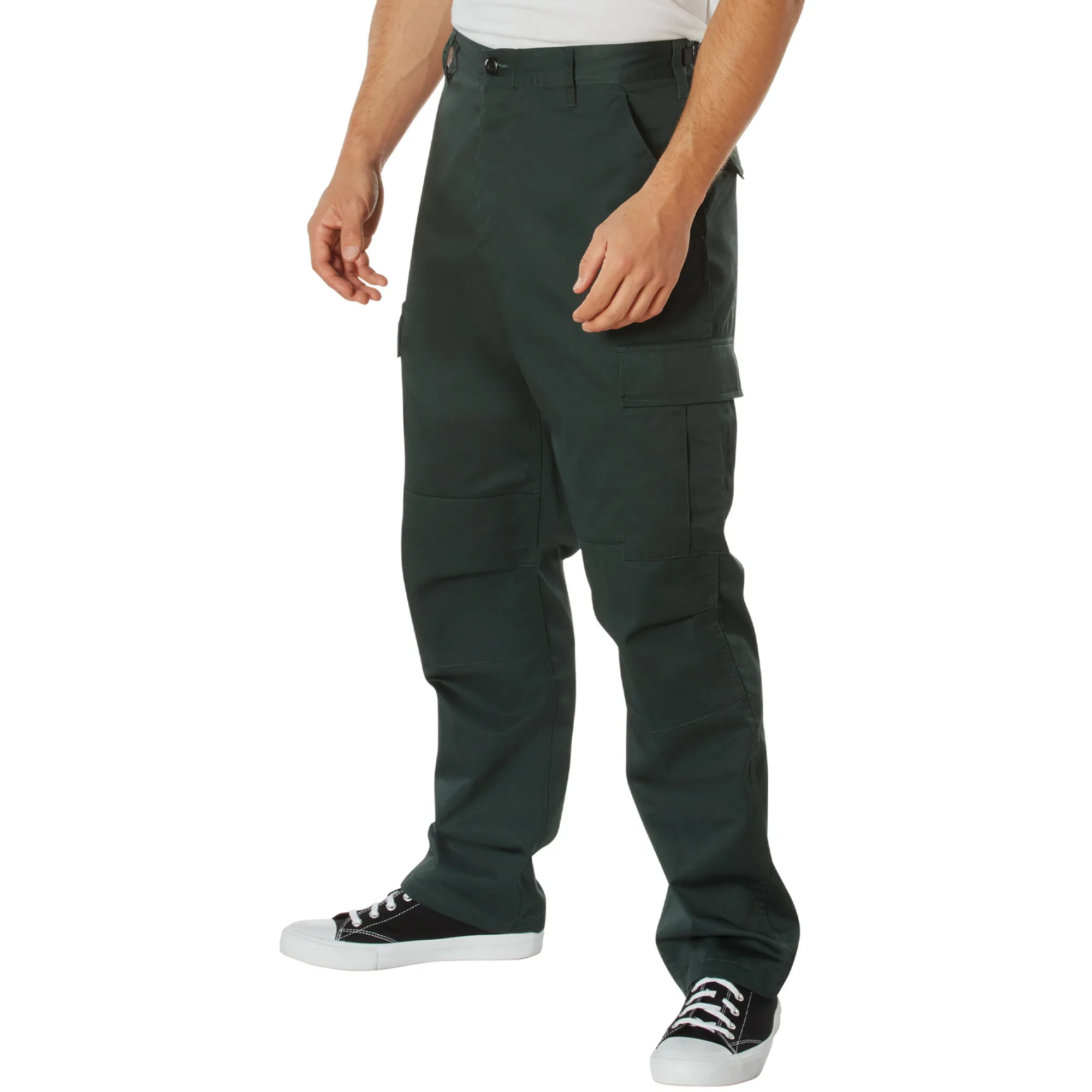 Hunter Green - Tactical BDU Pants - Cotton Polyester Twill - Button Fly