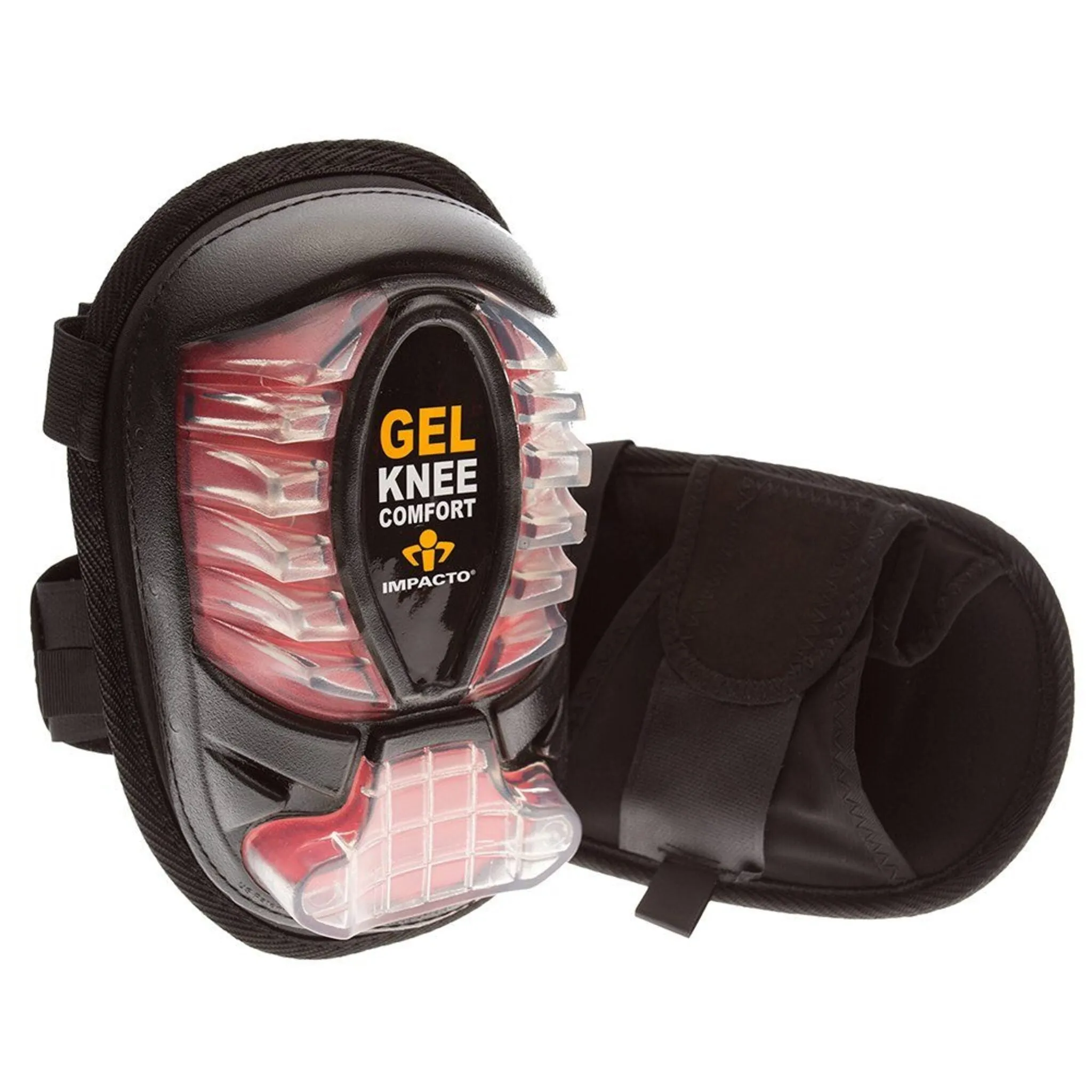 Impacto 865-00 All-Terrain Gel Knee Pads – Gel Cushioning, Rugged Design, Secure Fit, Non-Slip Grip, Durable Shell for Comfort & Stability