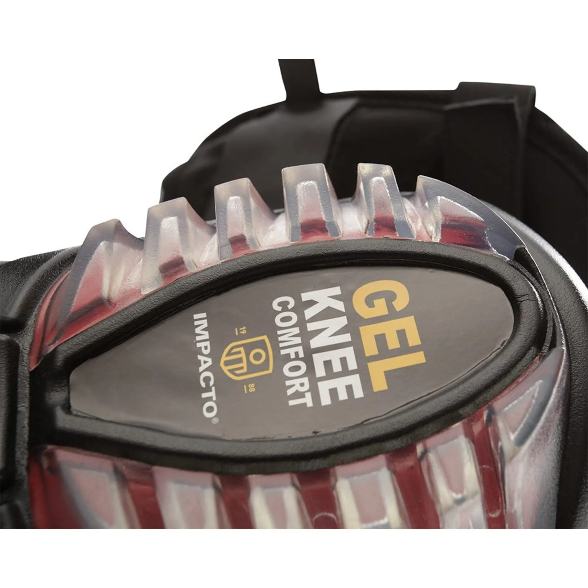 Impacto 865-00 All-Terrain Gel Knee Pads – Gel Cushioning, Rugged Design, Secure Fit, Non-Slip Grip, Durable Shell for Comfort & Stability