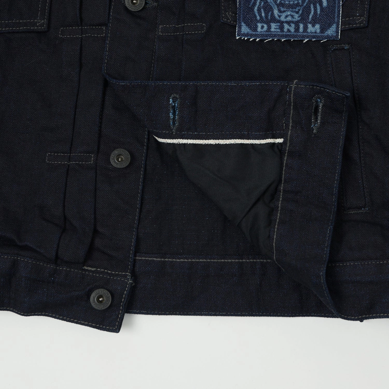 Water Repellent Coating Flexible Joint Articulation ONI Denim 02516P-14BLK Type II Denim Jacket - One Wash