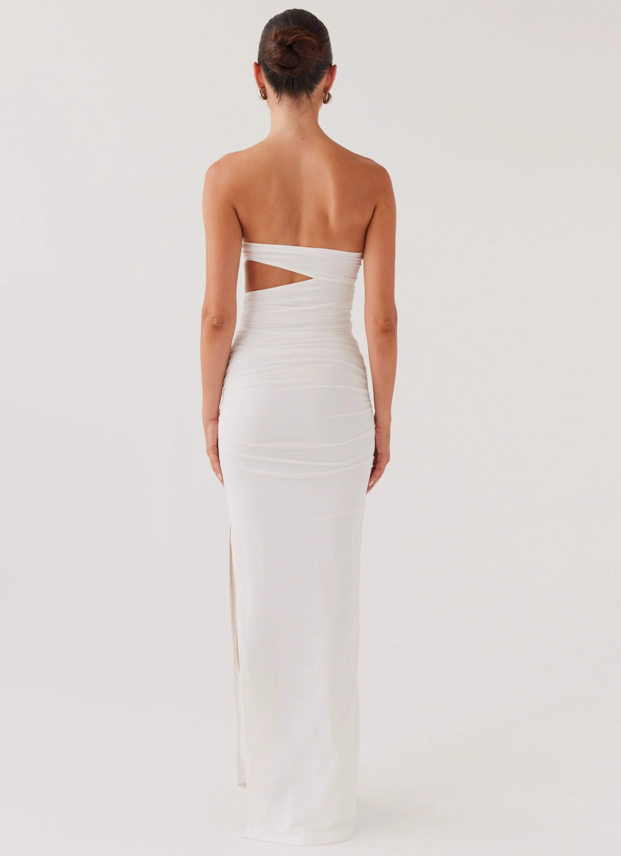 Everyday Ready Into Pieces Mesh Maxi Dress - White