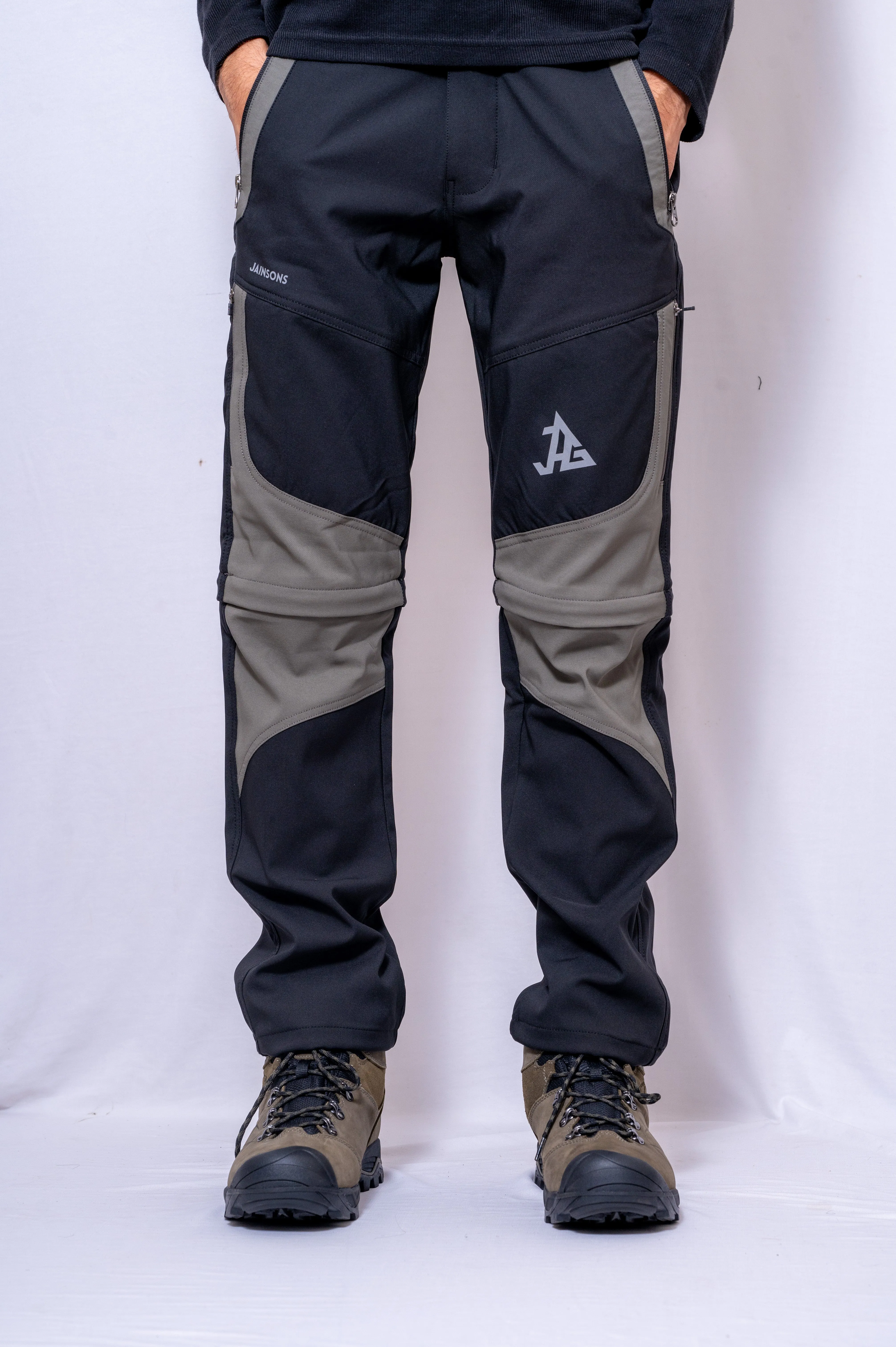 JAG Delta 2.0 Convertible Trekking & Hiking Pants | Traveller Series | Quick-Dry | Unisex Design | 6 Pockets