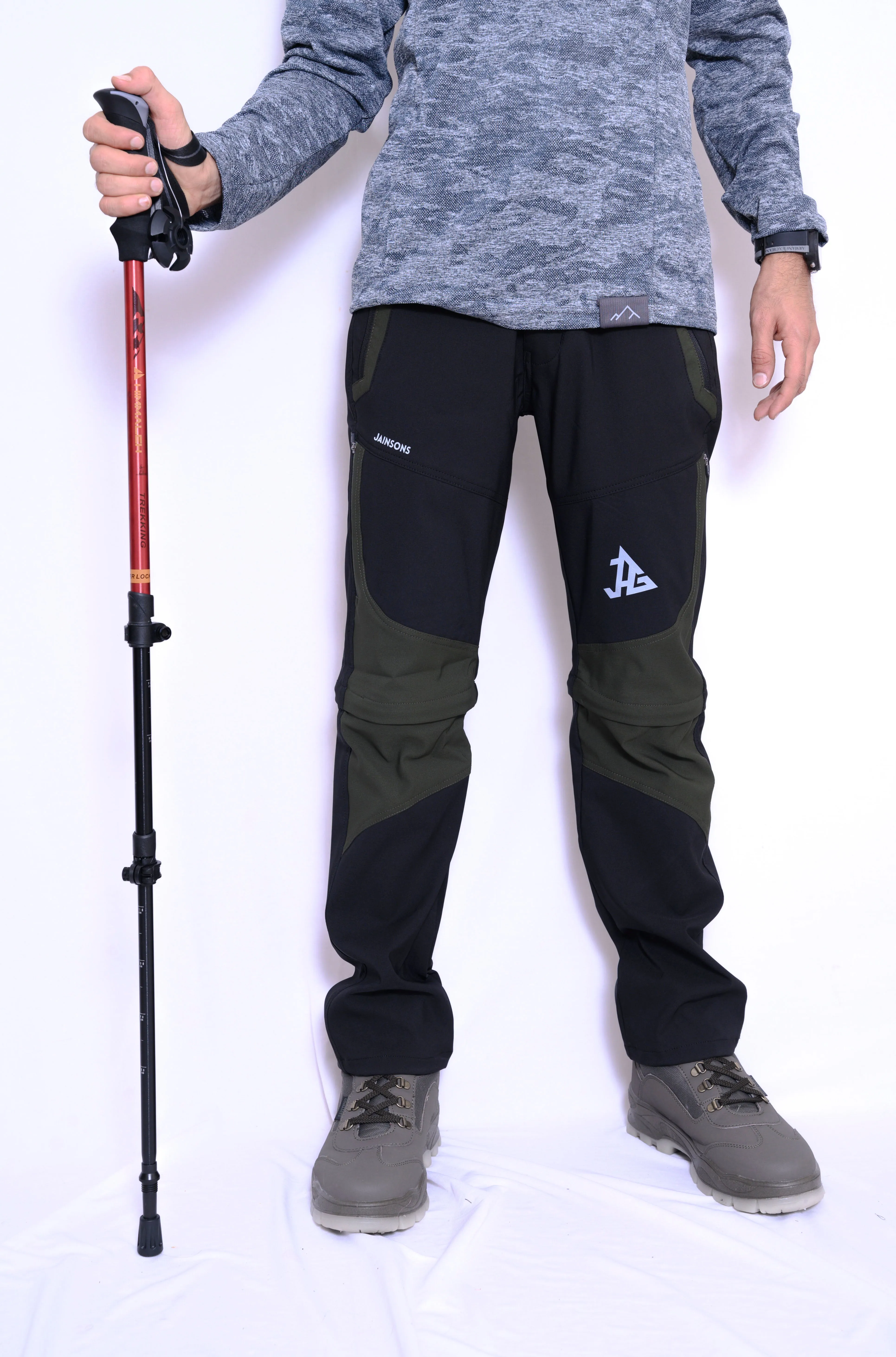 JAG Delta 2.0 Convertible Trekking & Hiking Pants | Traveller Series | Quick-Dry | Unisex Design | 6 Pockets
