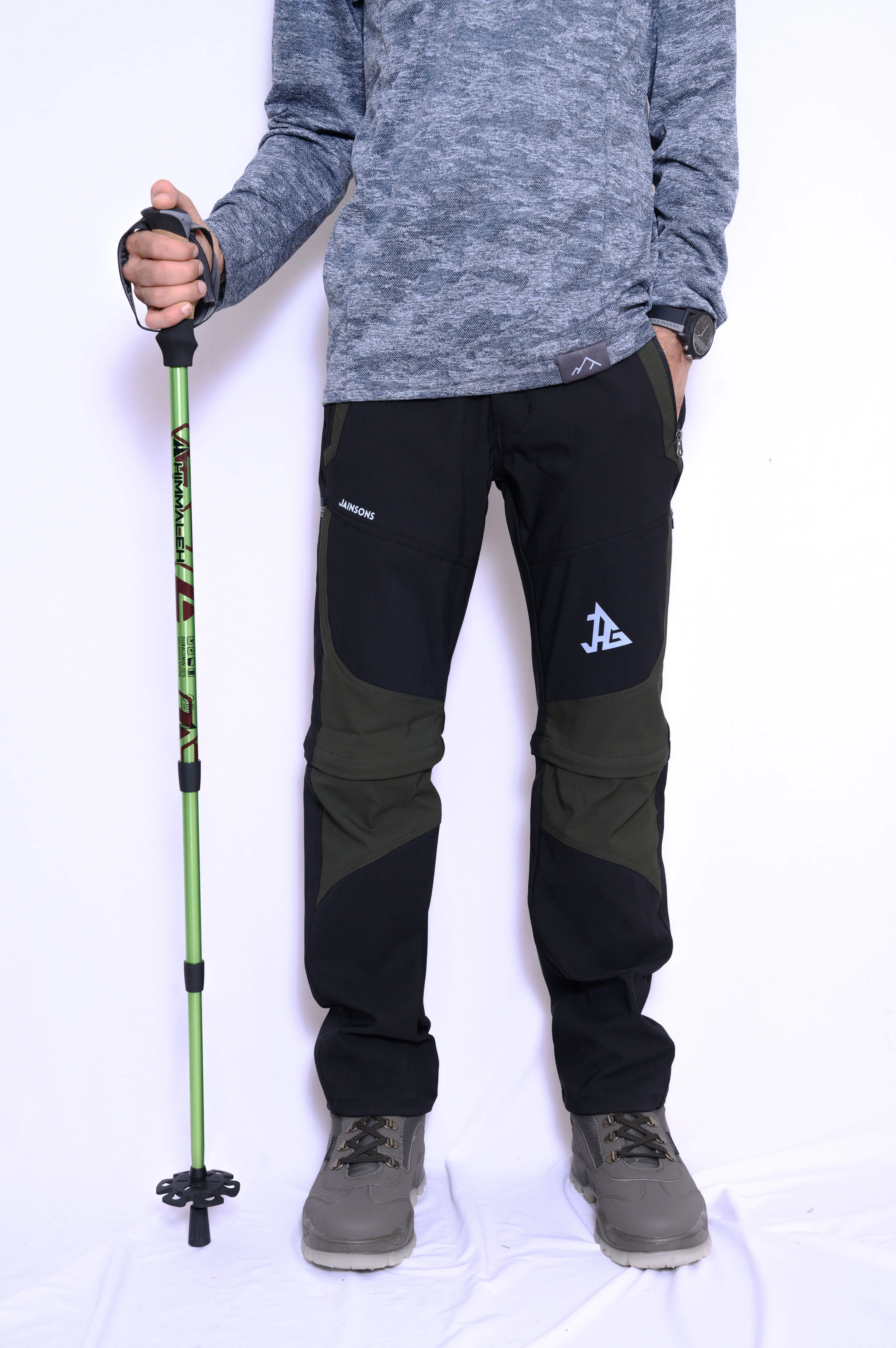 JAG Delta 2.0 Convertible Trekking & Hiking Pants | Traveller Series | Quick-Dry | Unisex Design | 6 Pockets