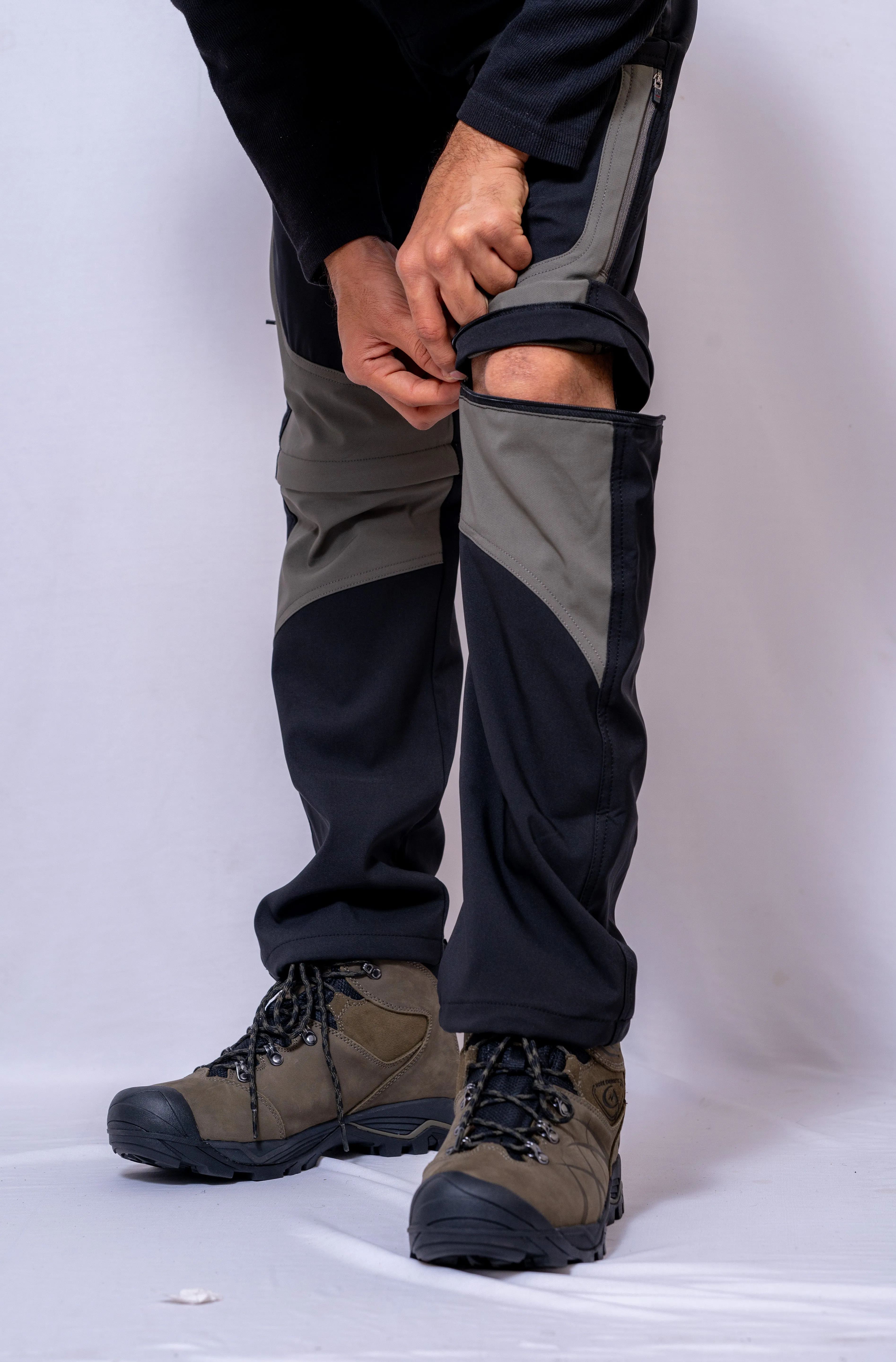 JAG Delta 2.0 Convertible Trekking & Hiking Pants | Traveller Series | Quick-Dry | Unisex Design | 6 Pockets