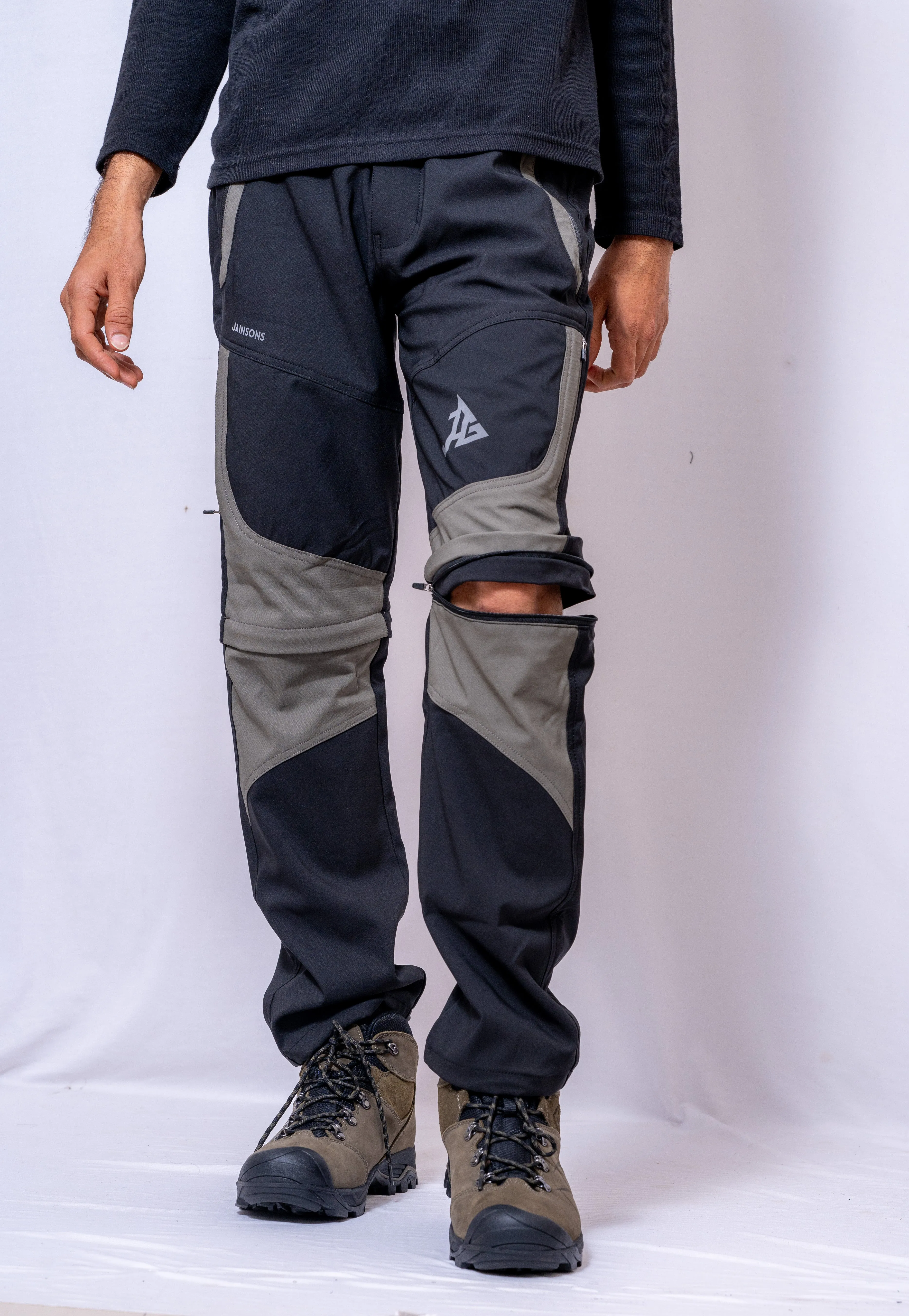 JAG Delta 2.0 Convertible Trekking & Hiking Pants | Traveller Series | Quick-Dry | Unisex Design | 6 Pockets