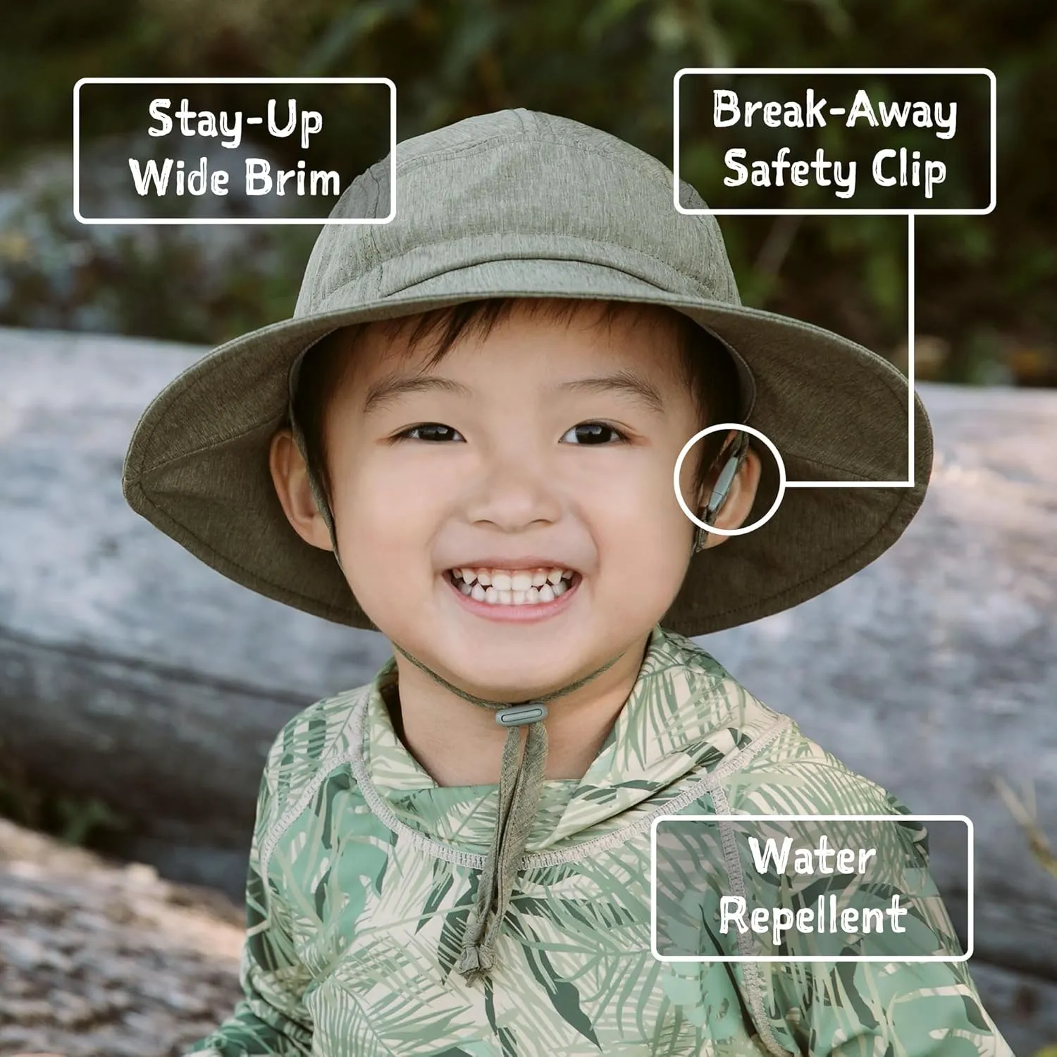 JAN & JUL Quick-Dry Sun-Hat for Toddlers and Kids
