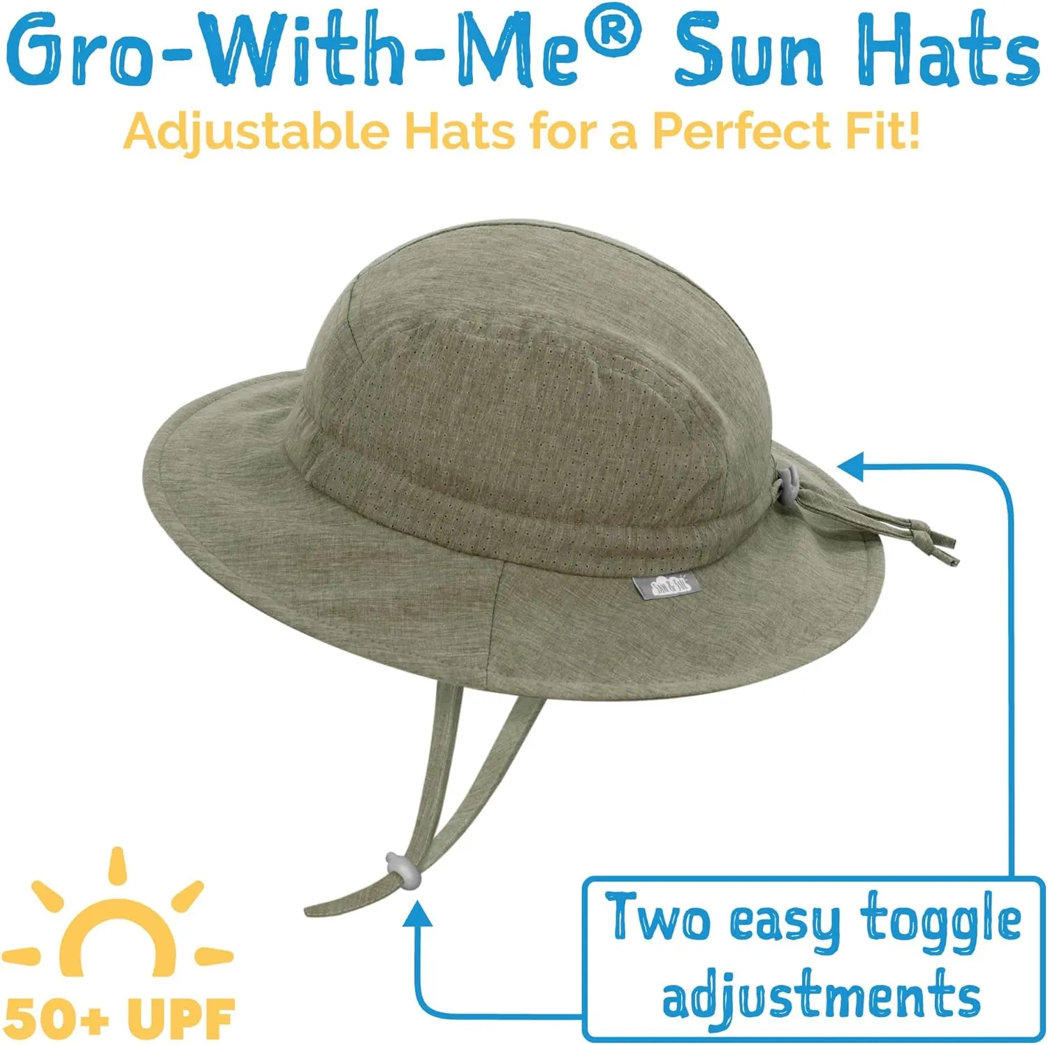 JAN & JUL Quick-Dry Sun-Hat for Toddlers and Kids