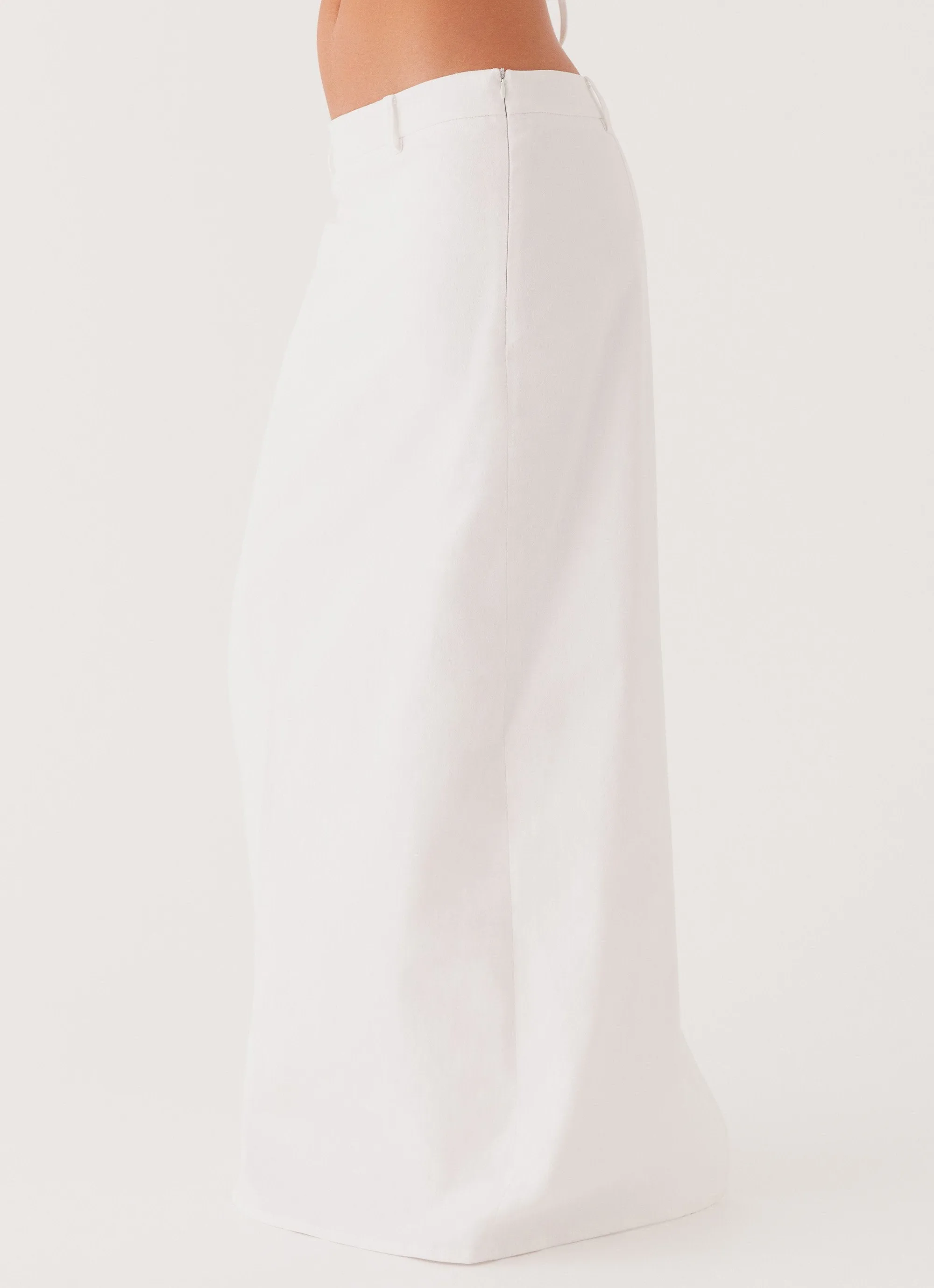 Jaslyn Maxi Skirt - White Statement Fashion