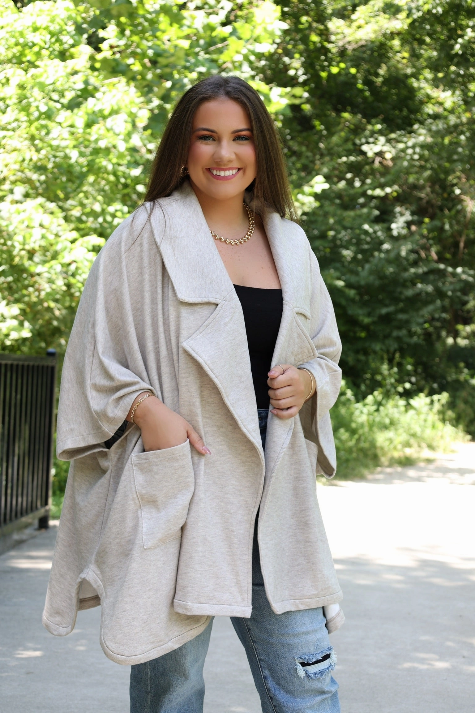 Hypoallergenic Fiber RecycledPolyesterBlend Jayne Cardigan Jacket (FINAL SALE)