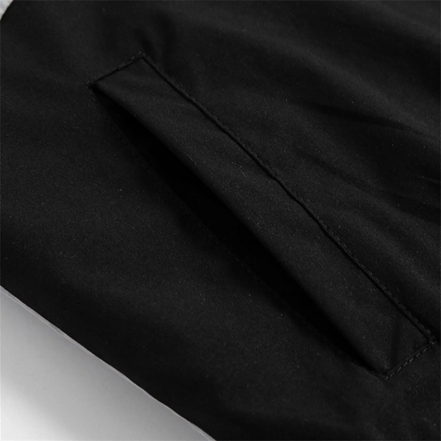 JEsilunmaMY Men's Color Block Casual Bomber Jacket Long Sleeve Lightweight Hooded Sportswear Zip Up Winter Warm Windbreaker