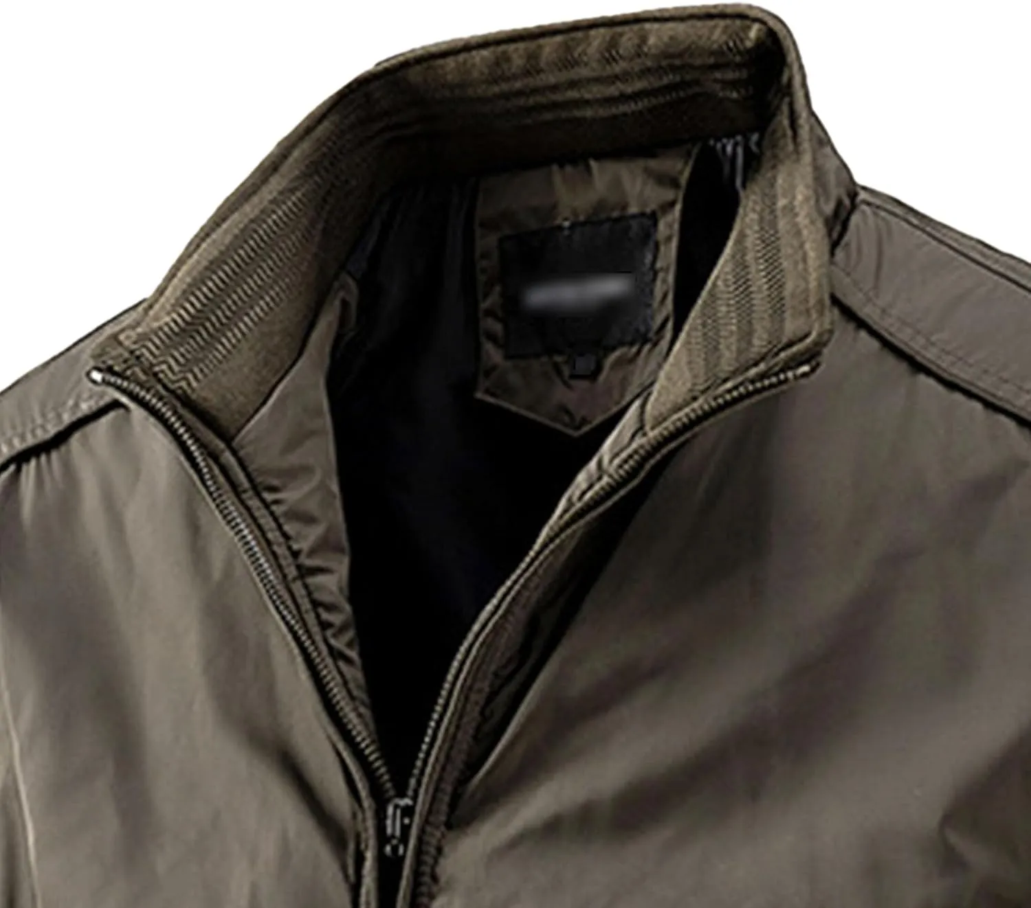 JEsilunmaMY Men's Outdoor Cotton Bomber Jacket Full Zip Windproof Windbreaker Military Jackets Warm Winter Padded Coats