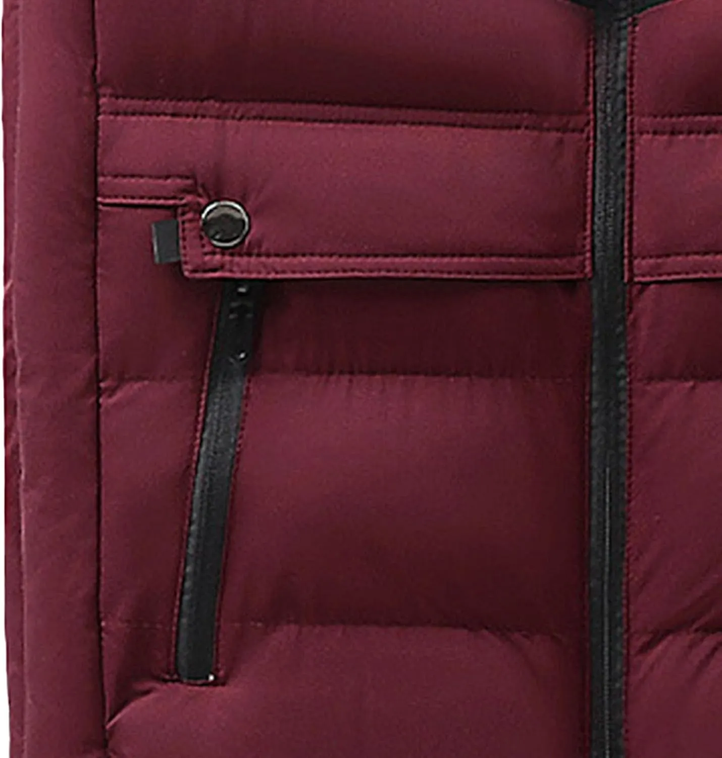 JEsilunmaMY Men's Quilted Warm Winter Puffer Vest Sleeveless Casual Padded Vest with Hood Fashion Cotton Down Vest Jacket