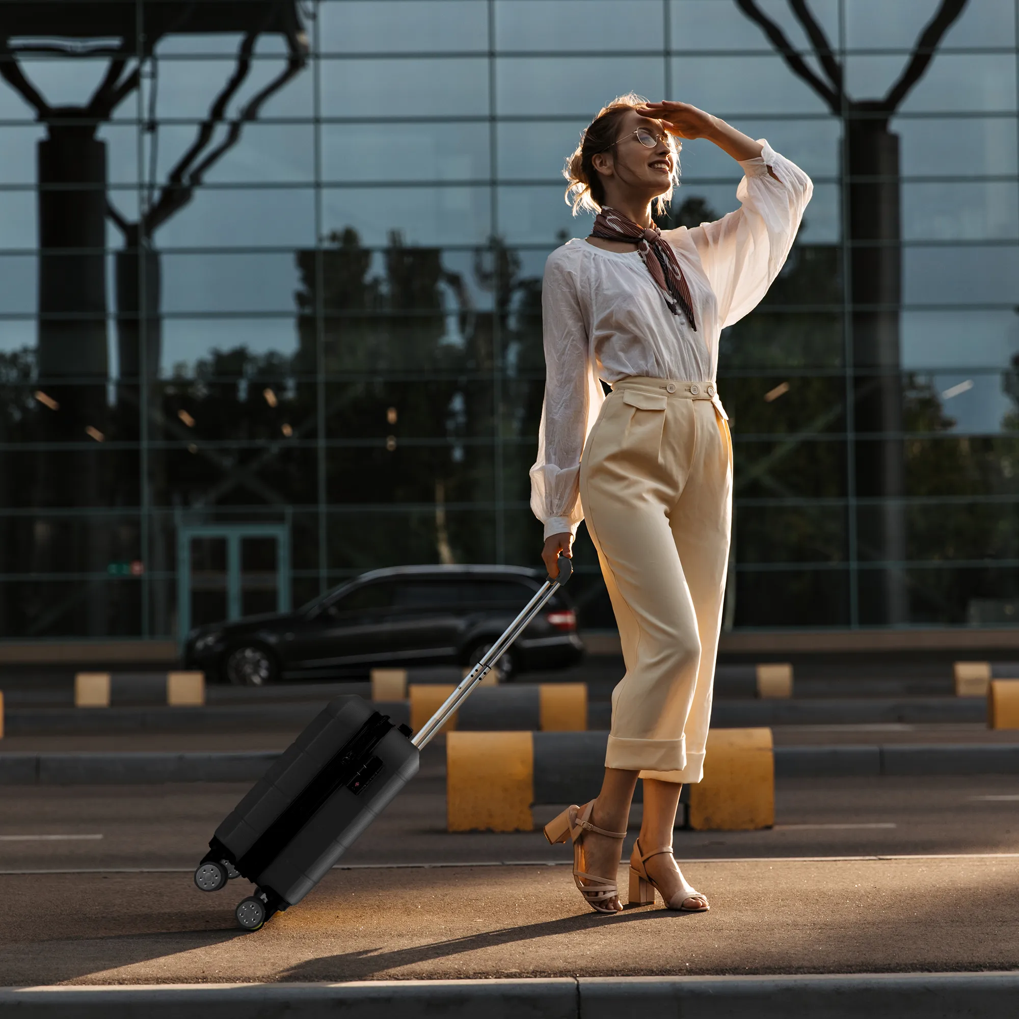 Jetset 15" Underseat Suitcase in Black