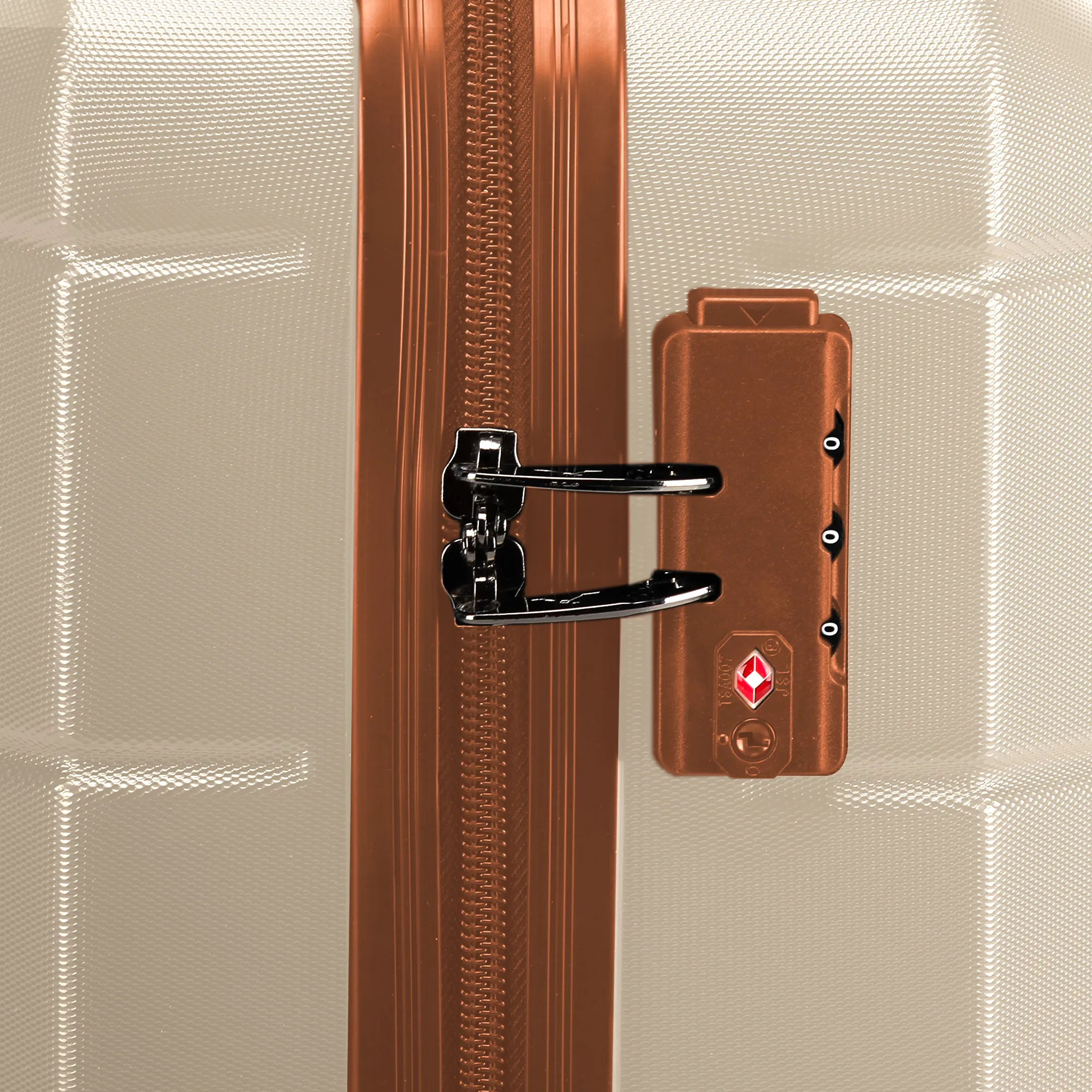 Jetset 20" Cabin Suitcase in Cream & Brown