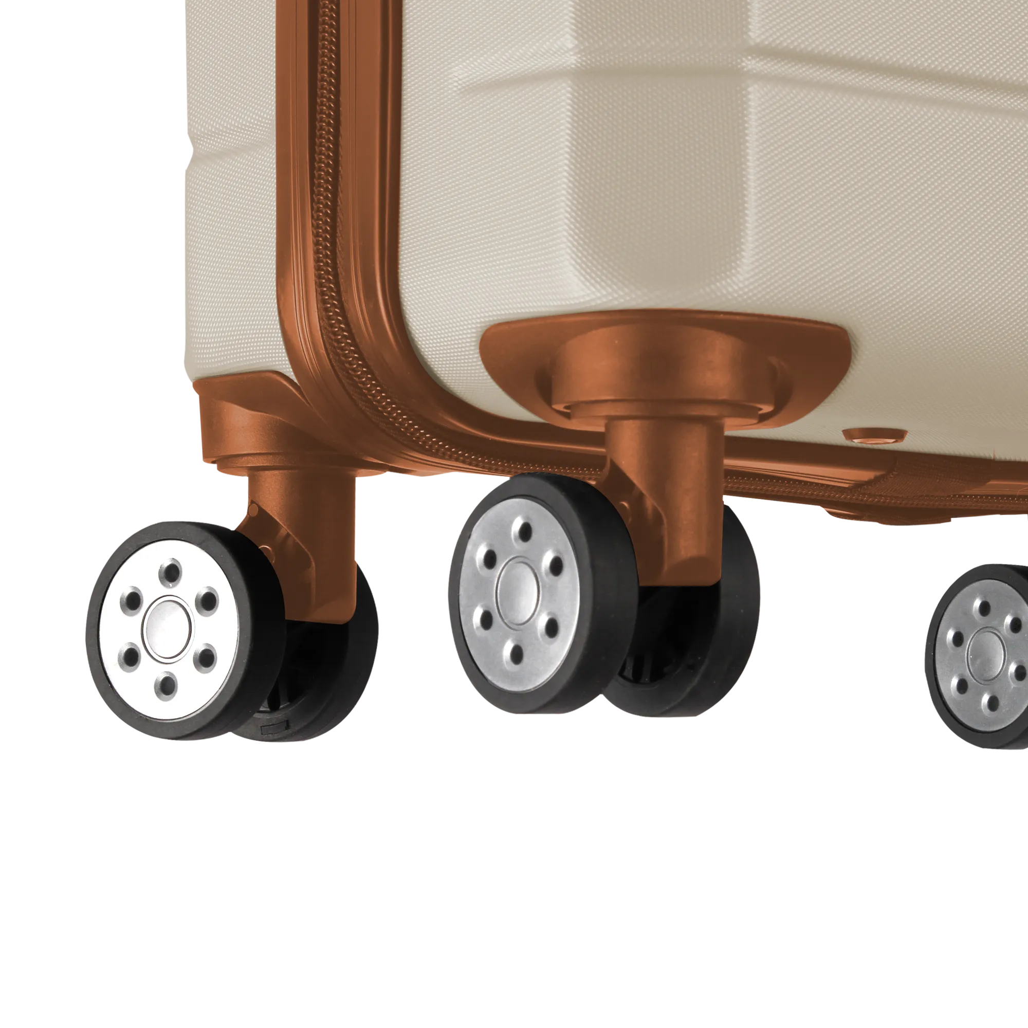 Jetset 20" Cabin Suitcase in Cream & Brown