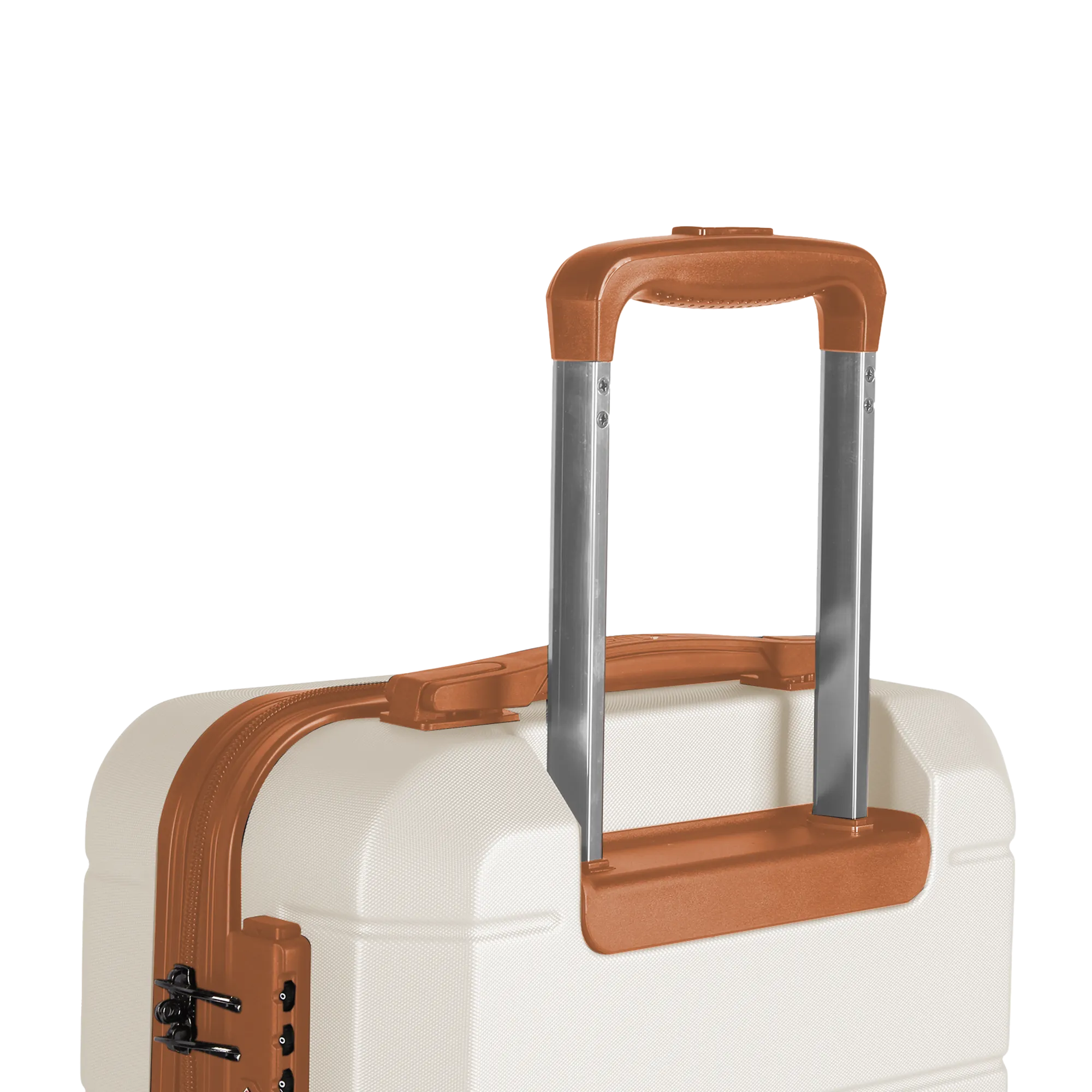 Jetset 20" Cabin Suitcase in Cream & Brown