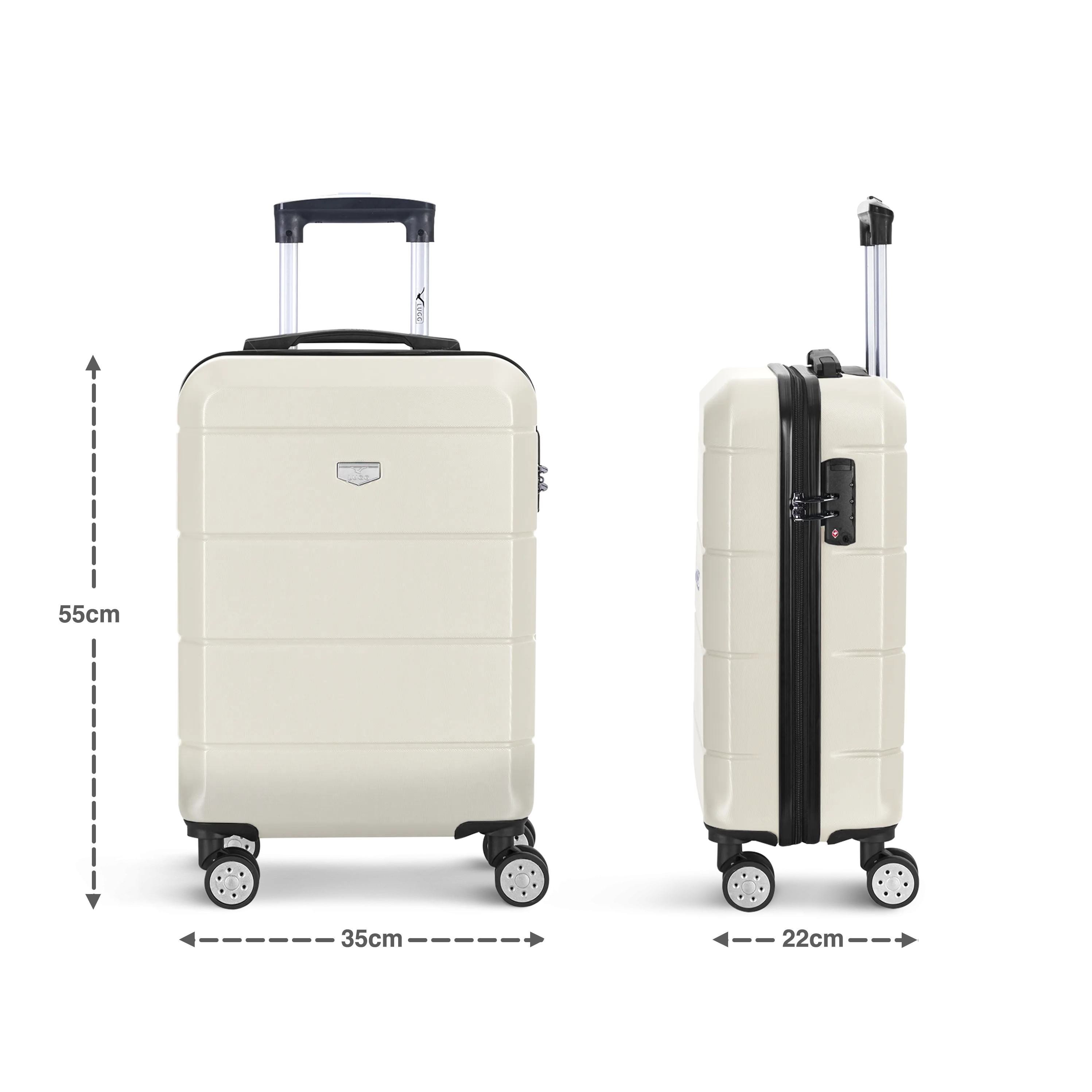 Jetset 20" Cabin Suitcase in Ivory