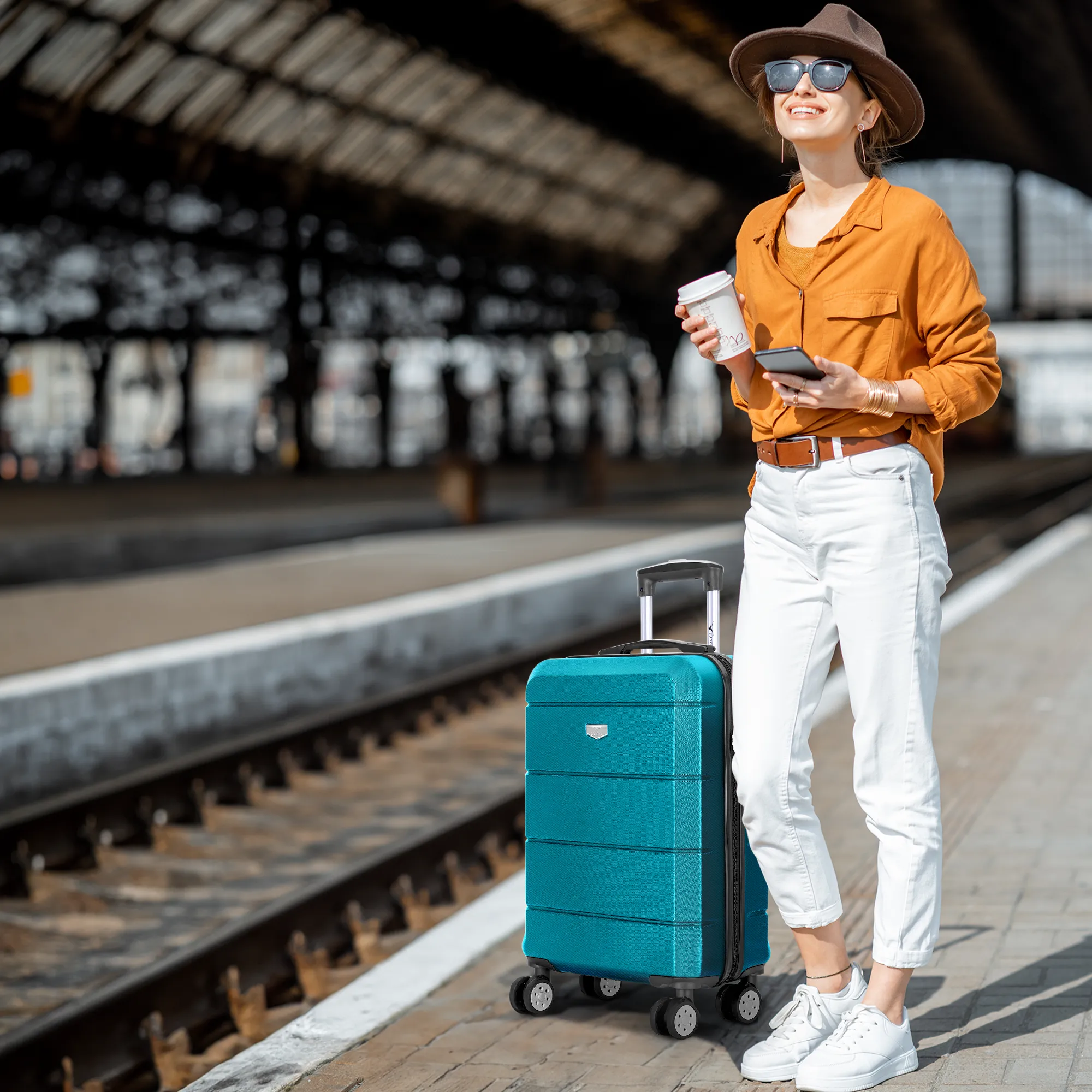 Jetset 20" Cabin Suitcase in Teal