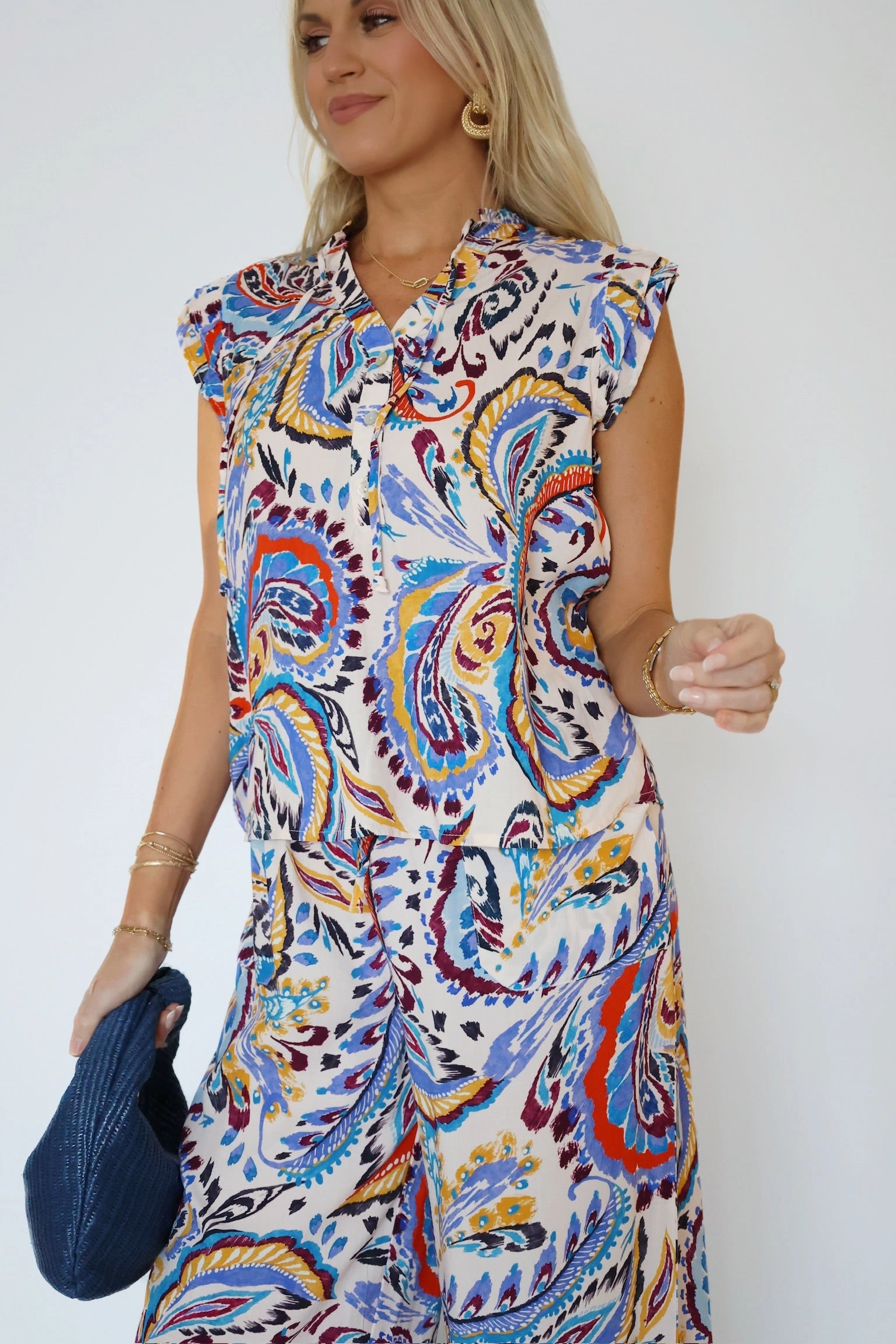 Microfiber Material Jinora Top (FINAL SALE)