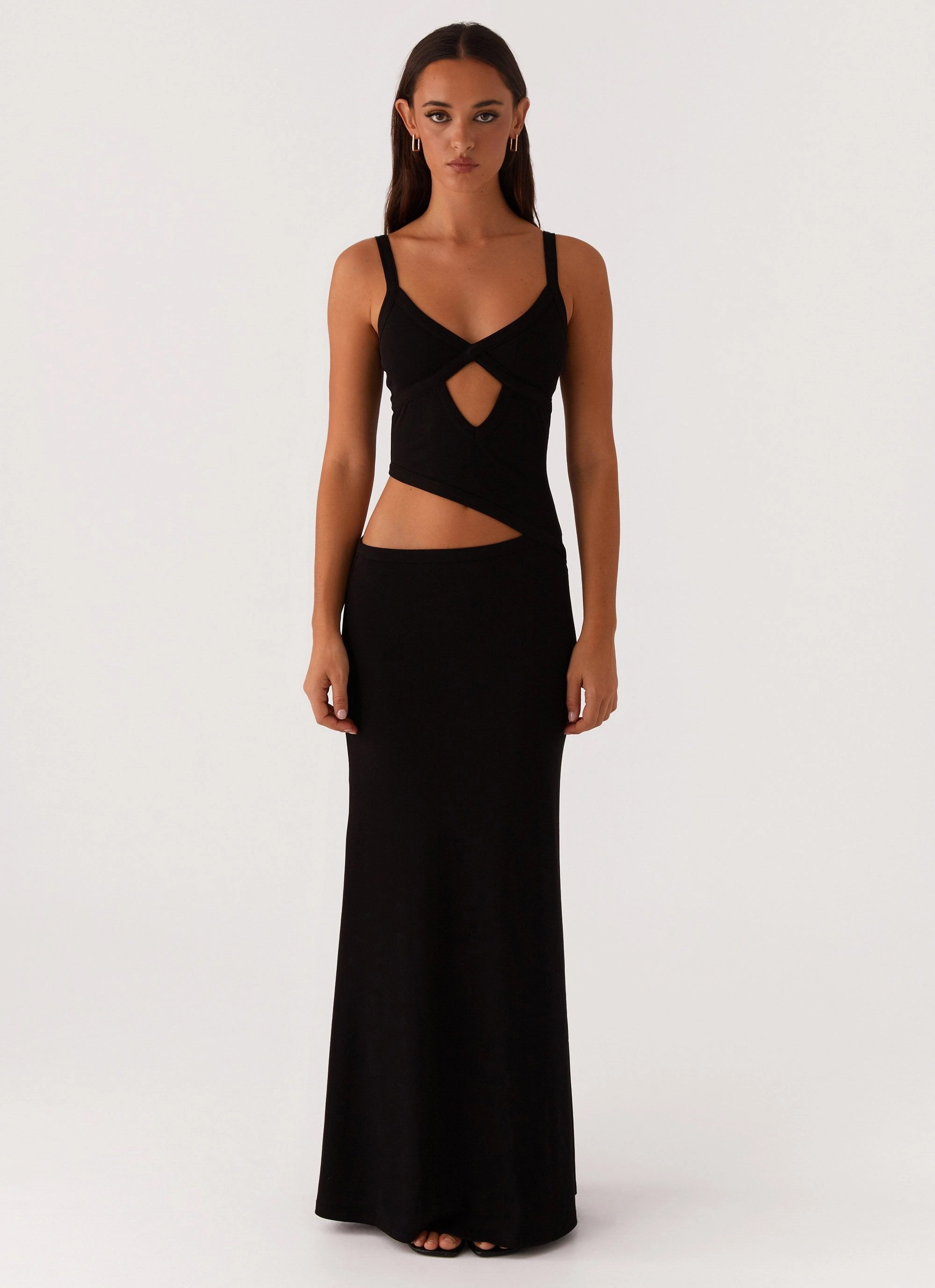 Jocelyn Maxi Dress - Black Gentle Aesthetic