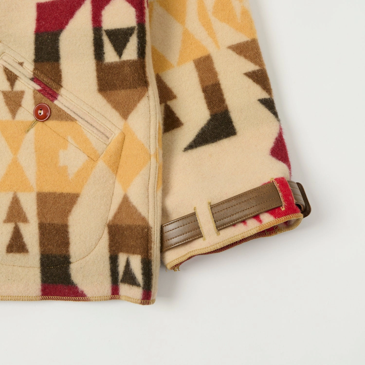 John Gluckow Lot. JG-32 'Stag' Wool Coat - Beige Lightweight Material