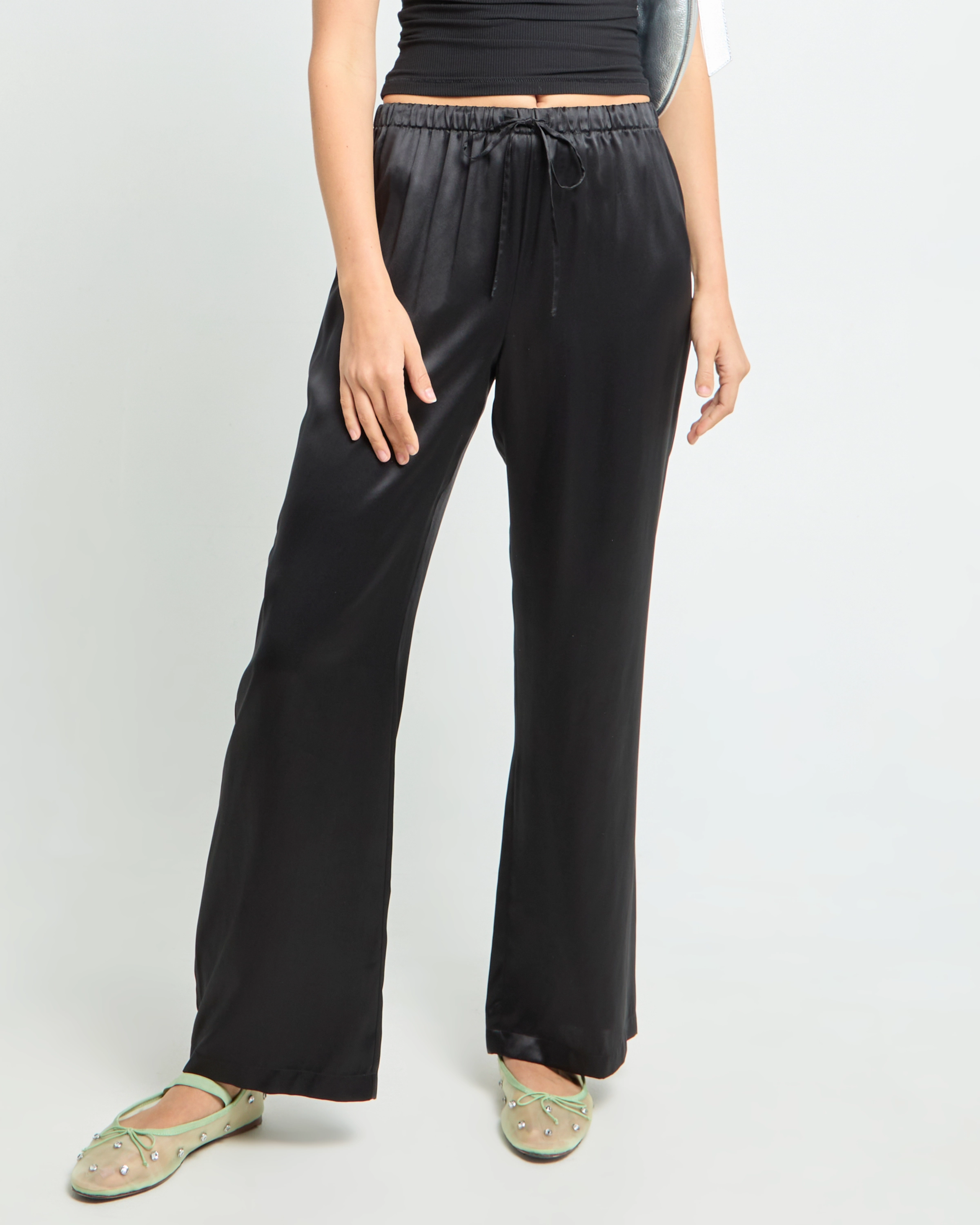 Fitted Design Low Profile Design Josie Silk Pant