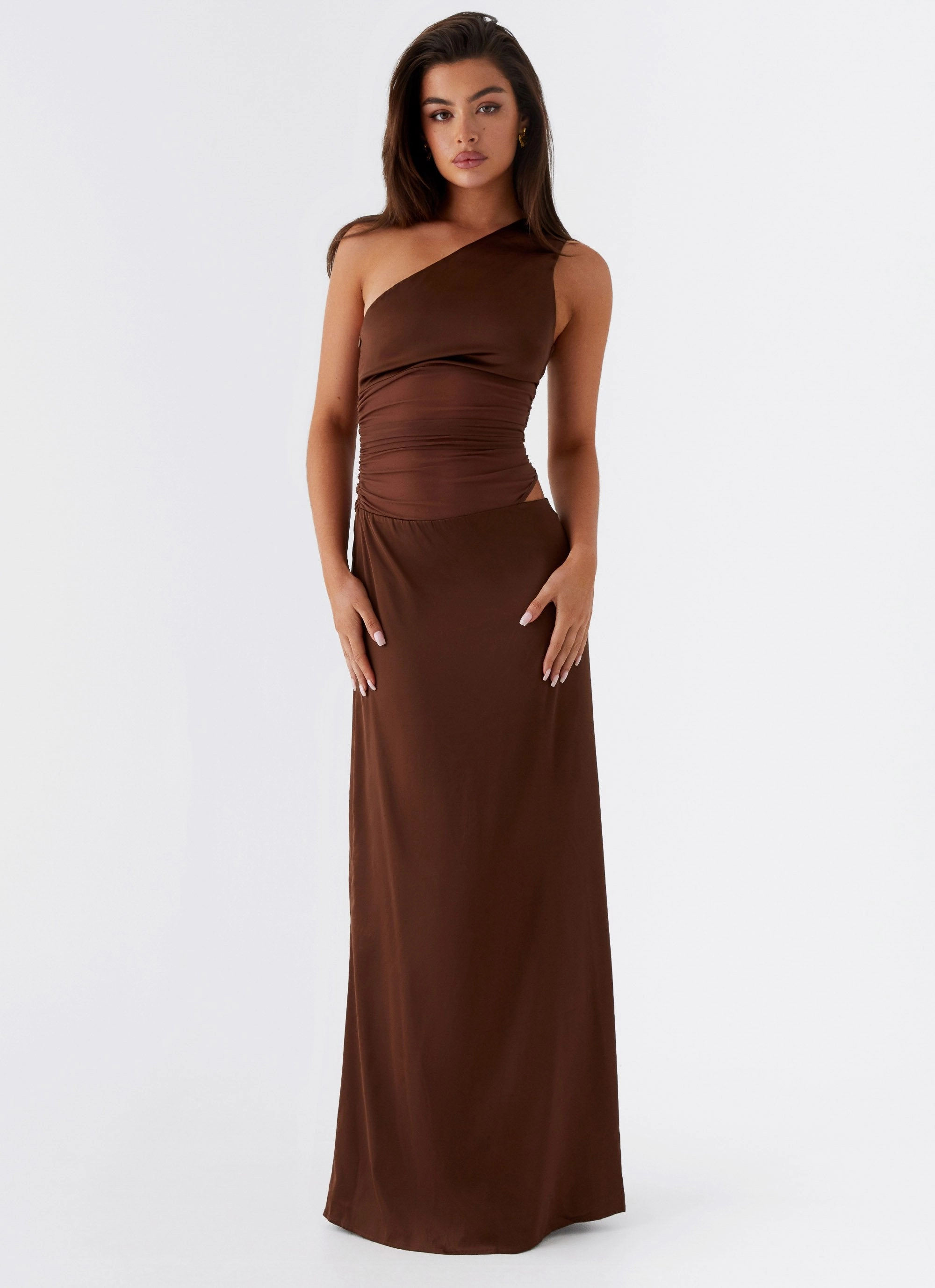 Calm Finish Juliette Maxi Dress - Chocolate