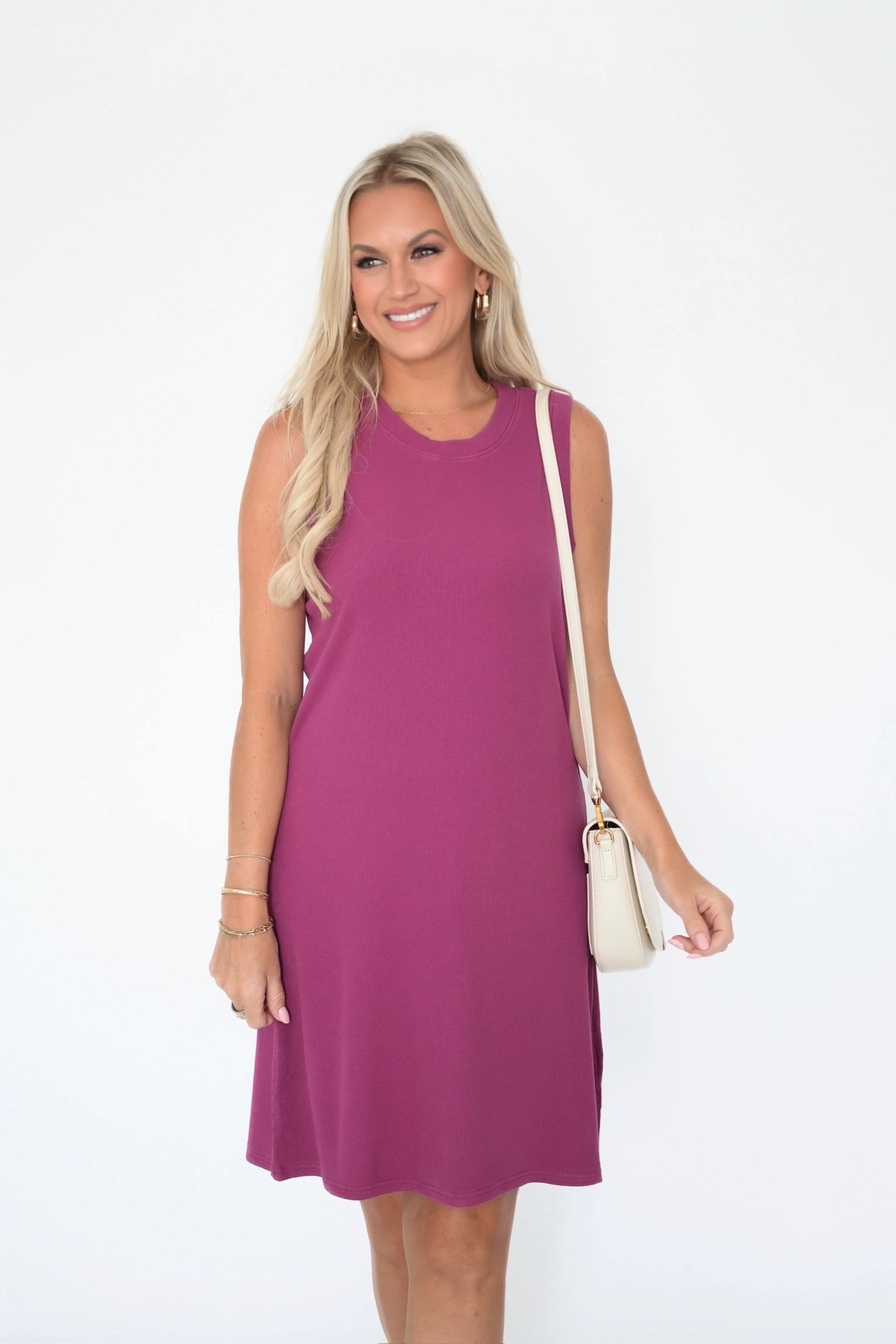 Justine Dress - Orchid WrinkleFree Finish