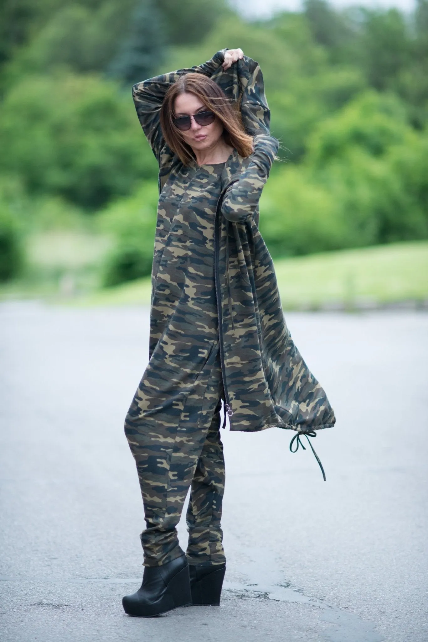 KAMILA Urban Style Hooded Outfit SALE