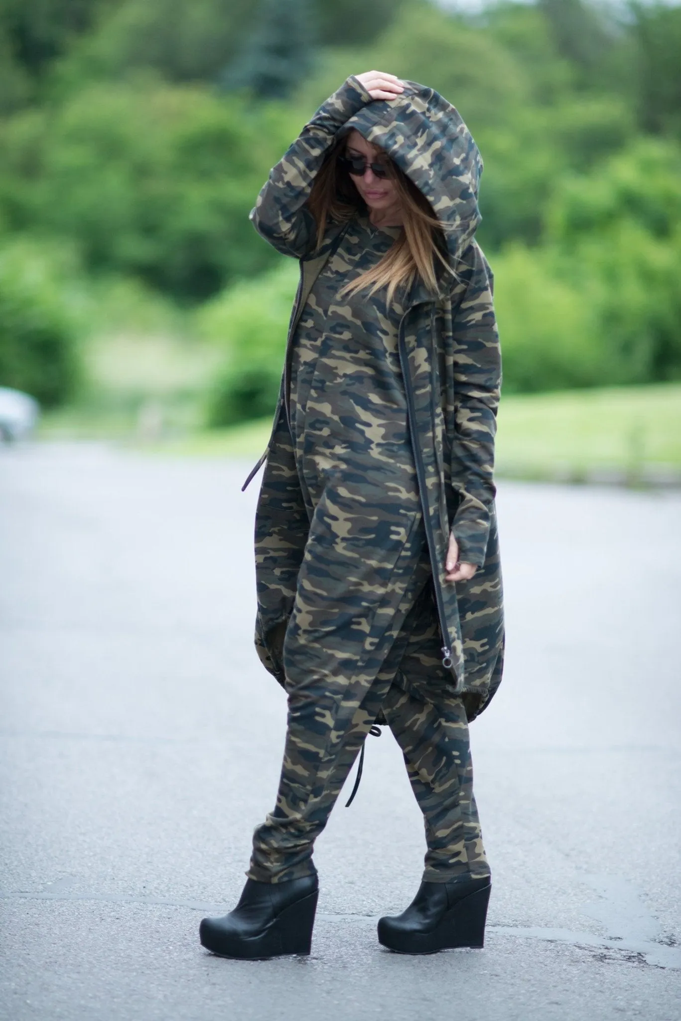 KAMILA Urban Style Hooded Outfit SALE