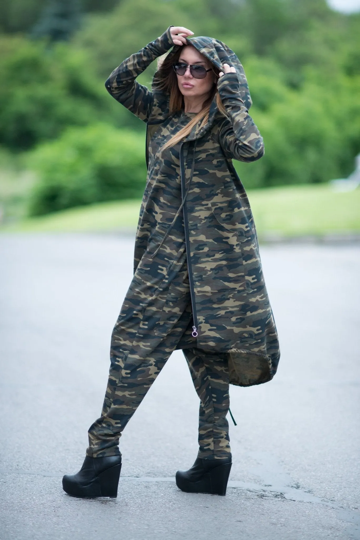 KAMILA Urban Style Hooded Outfit SALE