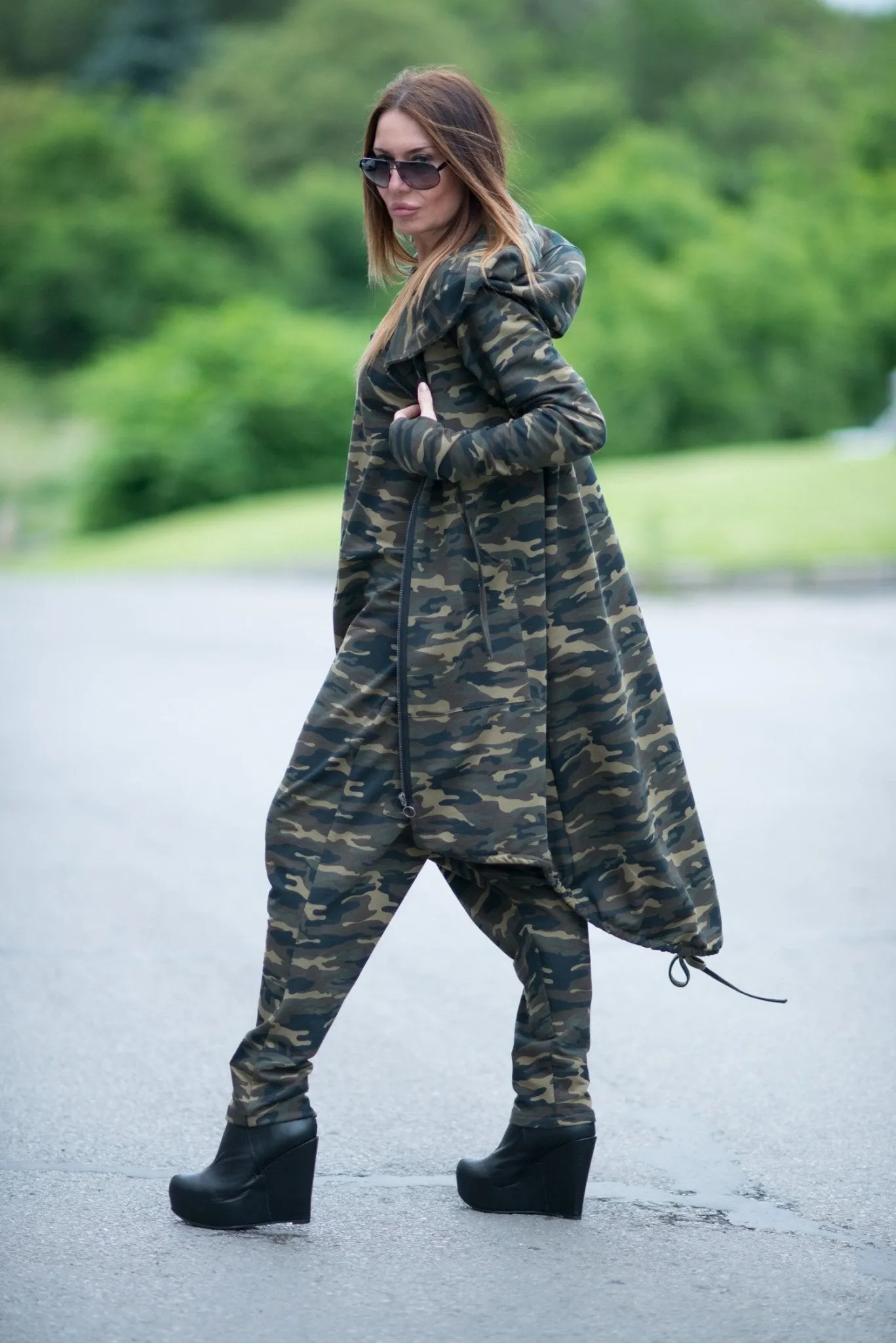 KAMILA Urban Style Hooded Outfit SALE