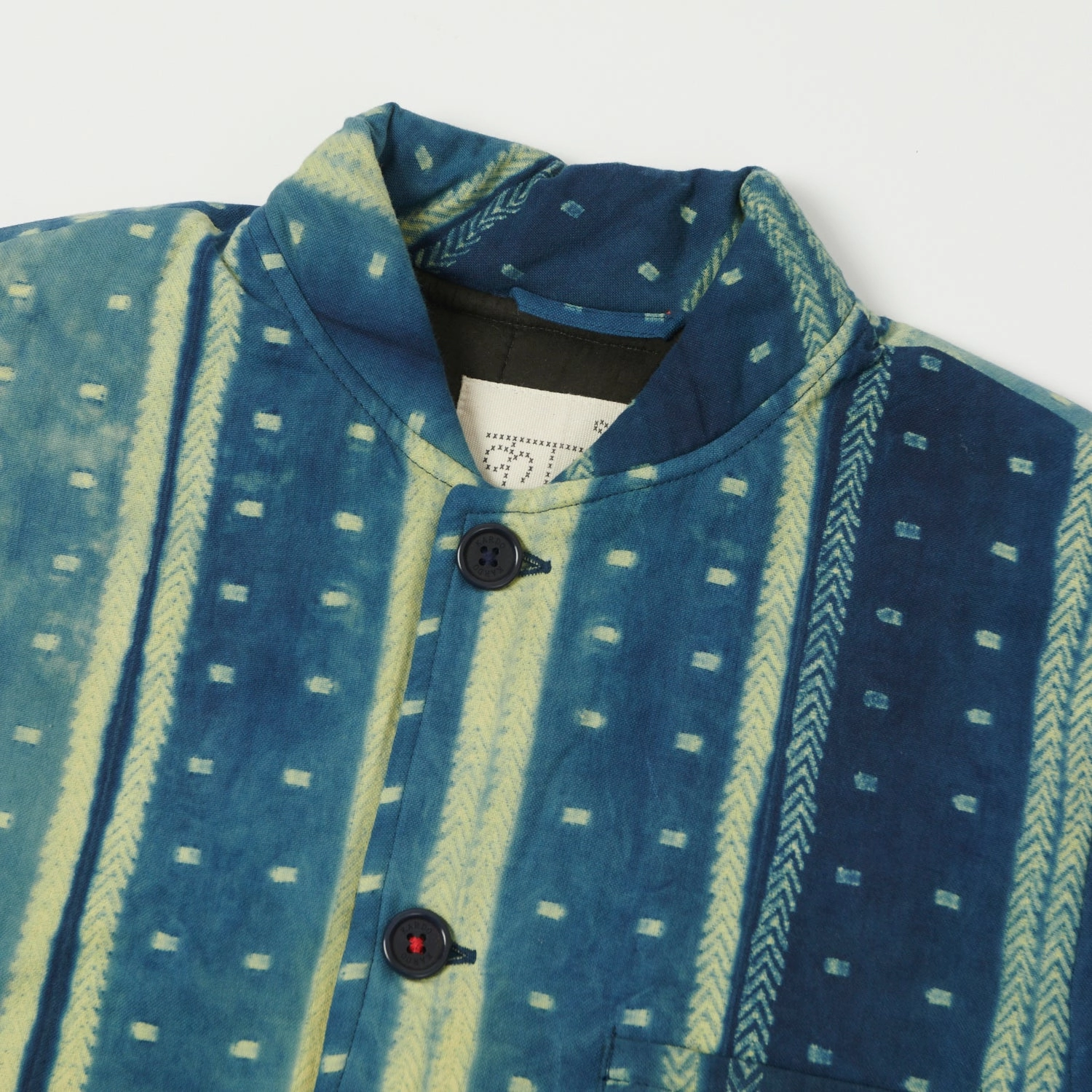 Kardo Leo Quilted Vest - Green Tear Resistant Material Pocket Details