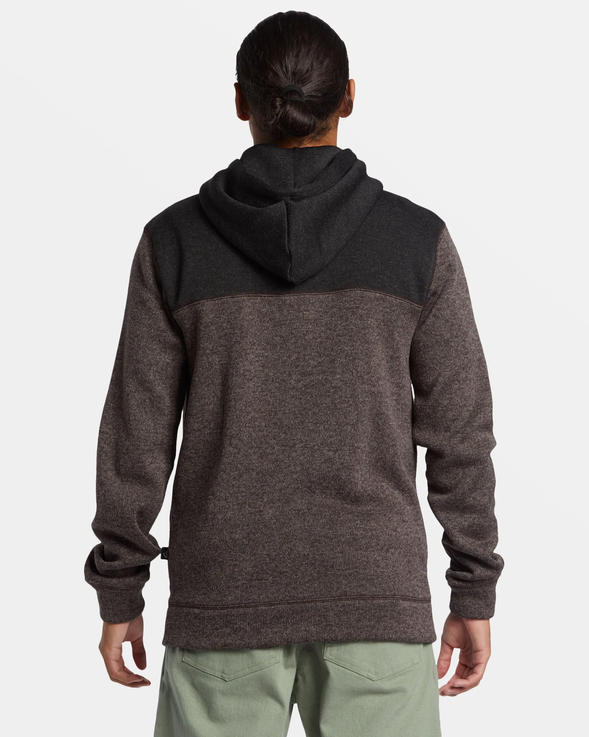 Keller Block Zip Hoodie - Canteen Heather