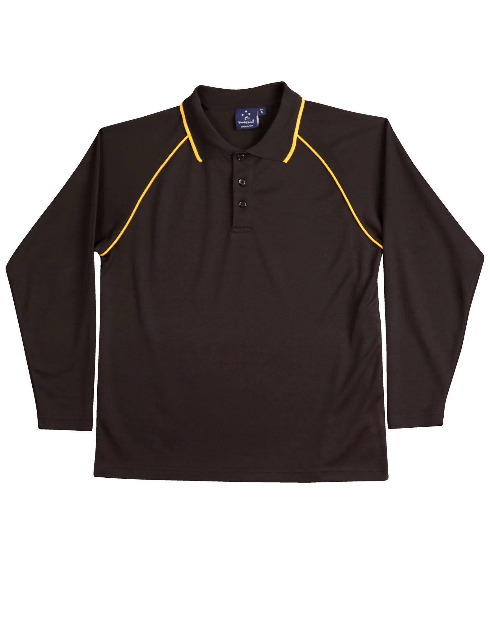 Kids CoolDry® Raglan Long Sleeve Polo (WS-PS43K)