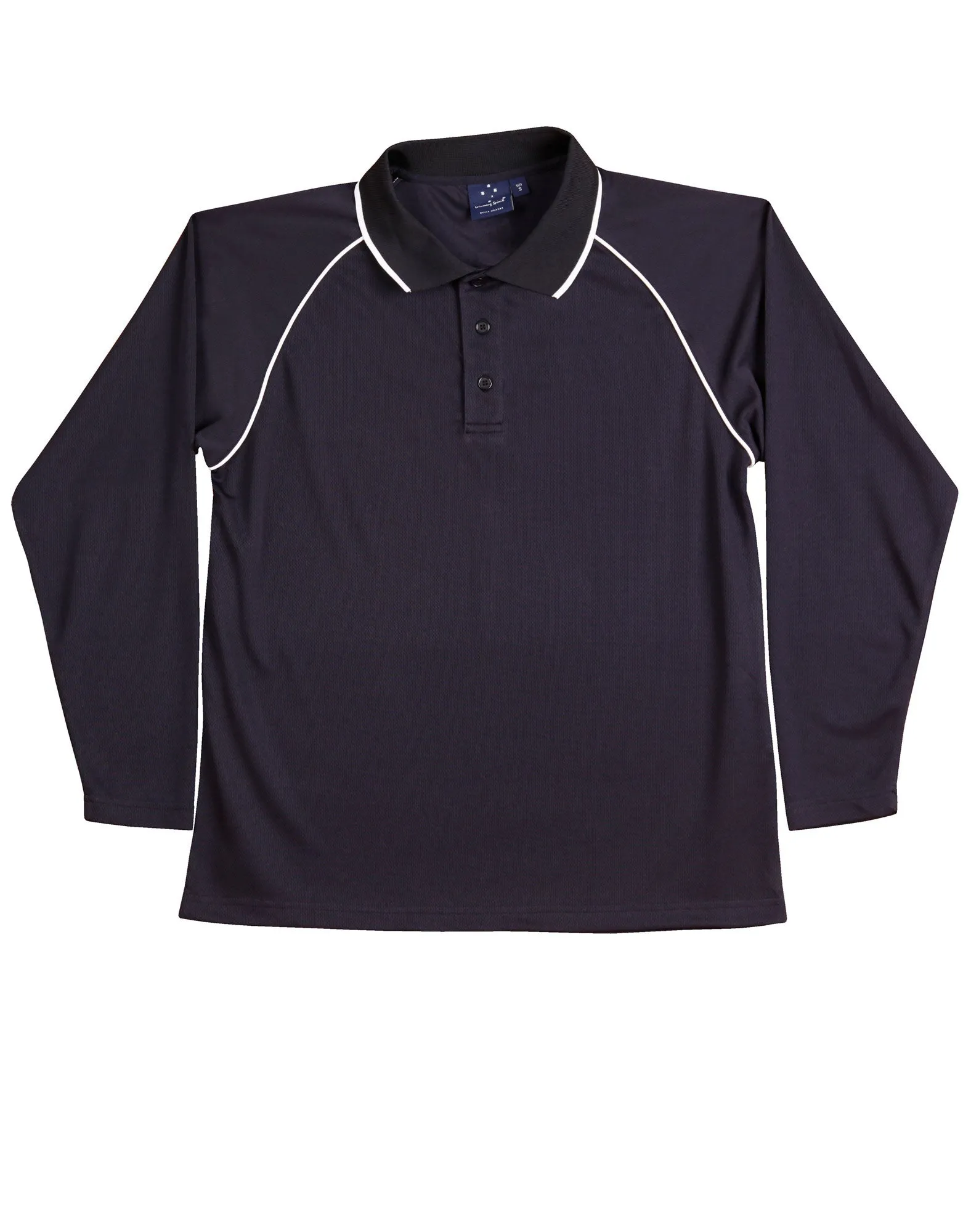 Kids CoolDry® Raglan Long Sleeve Polo (WS-PS43K)