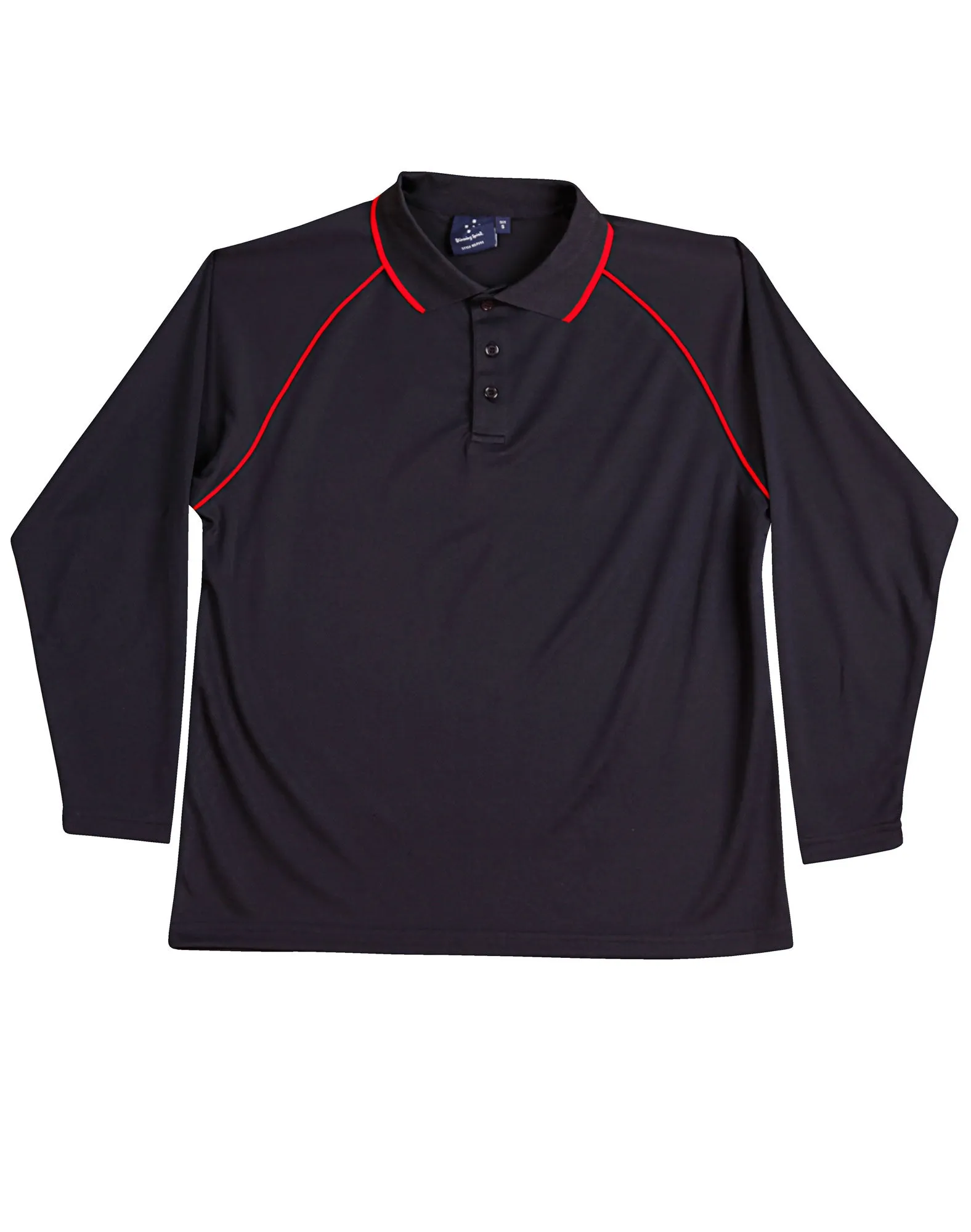 Kids CoolDry® Raglan Long Sleeve Polo (WS-PS43K)